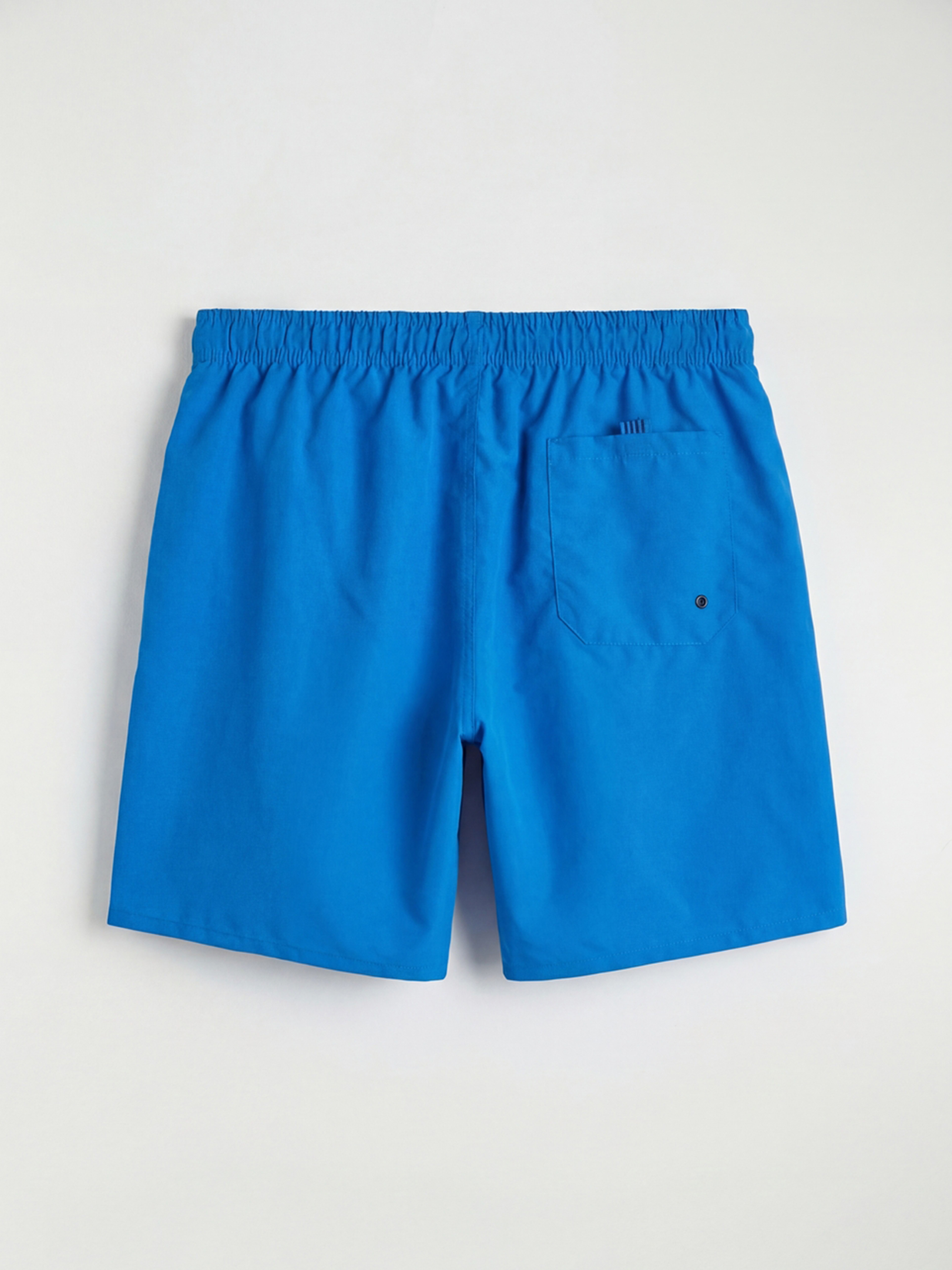 Mavi Kısa Boy Erkek Deniz Şortu-1