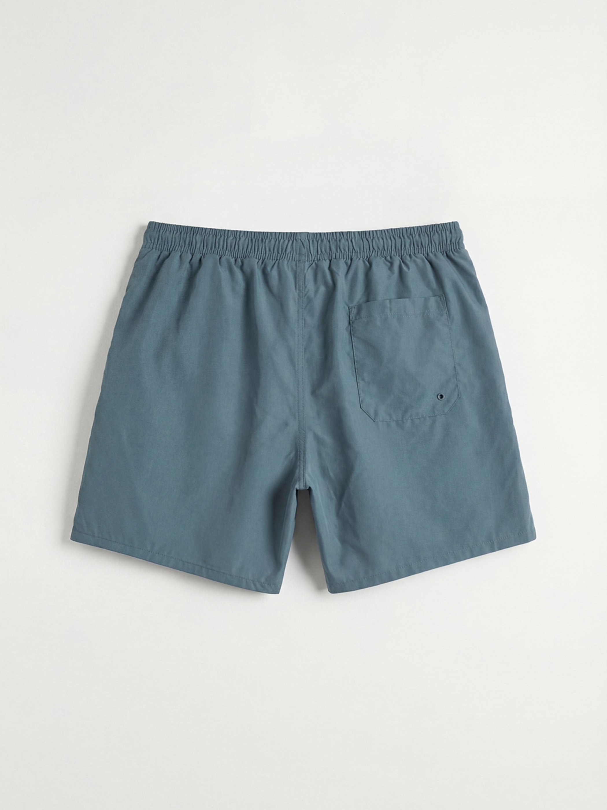 Gri Kısa Boy Erkek Yüzme Şort-4