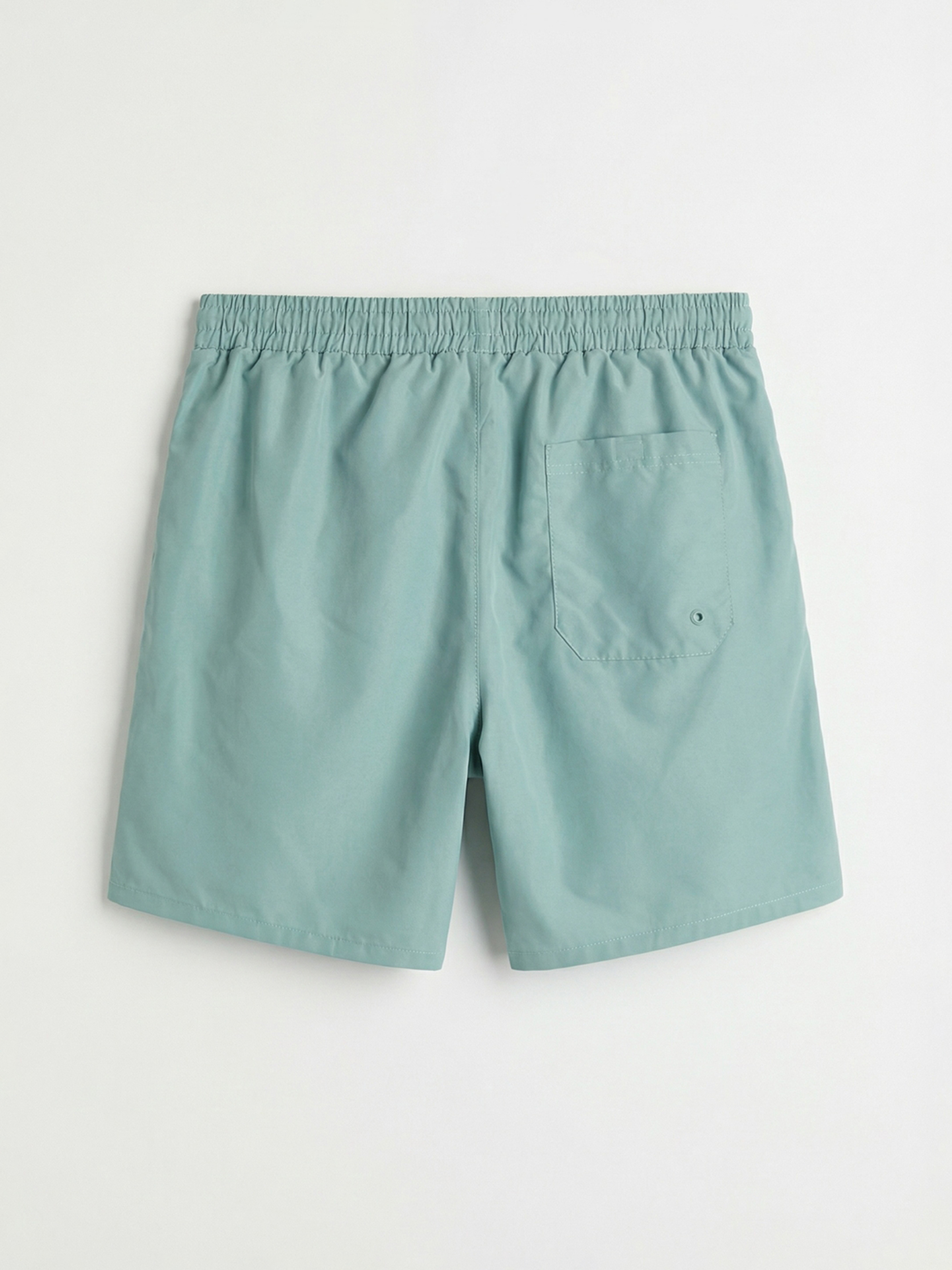 Yeşil Kısa Boy Erkek Yüzme Şort-5