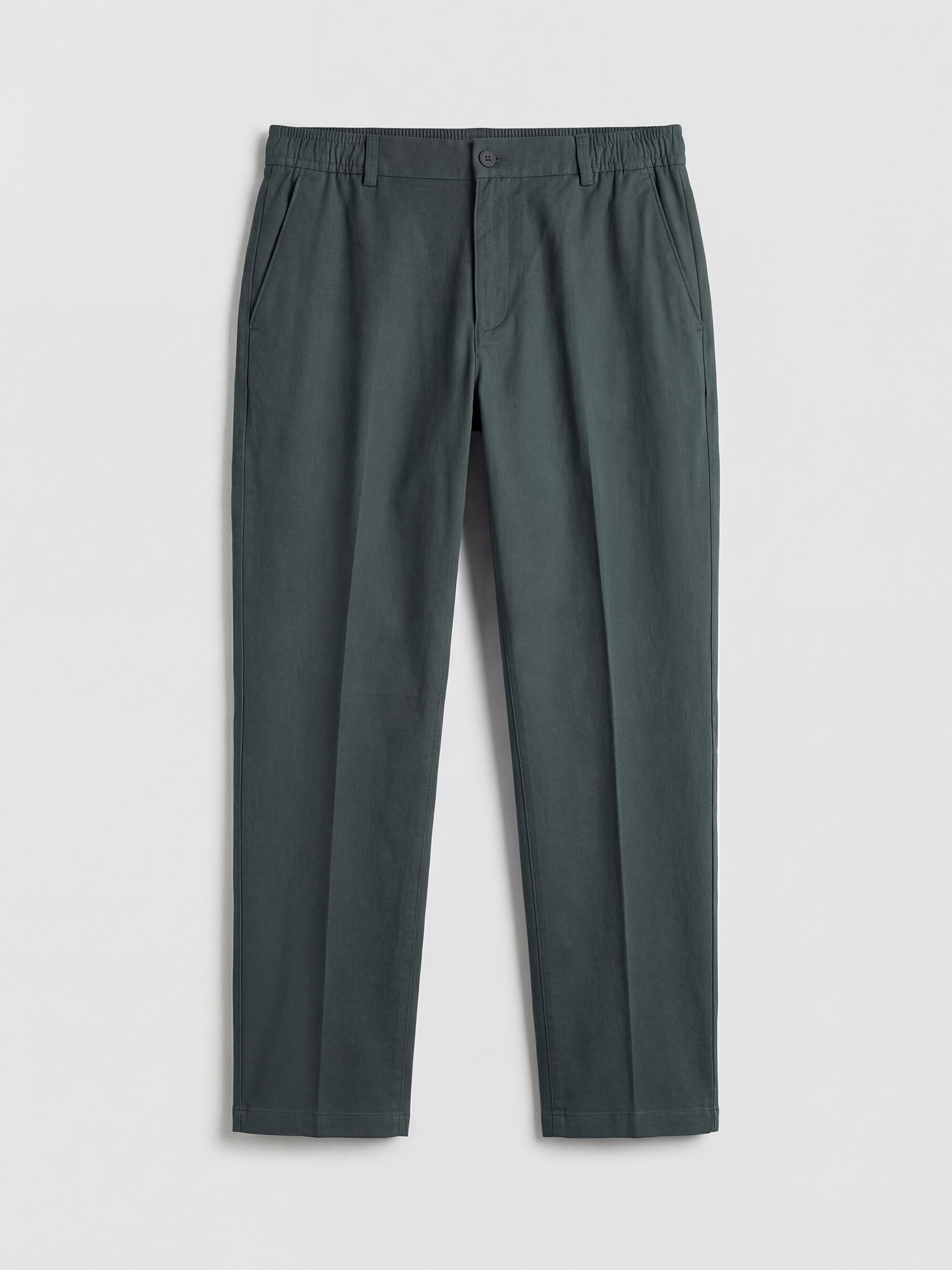 Man ANTHRACITE Chino Trousers-4