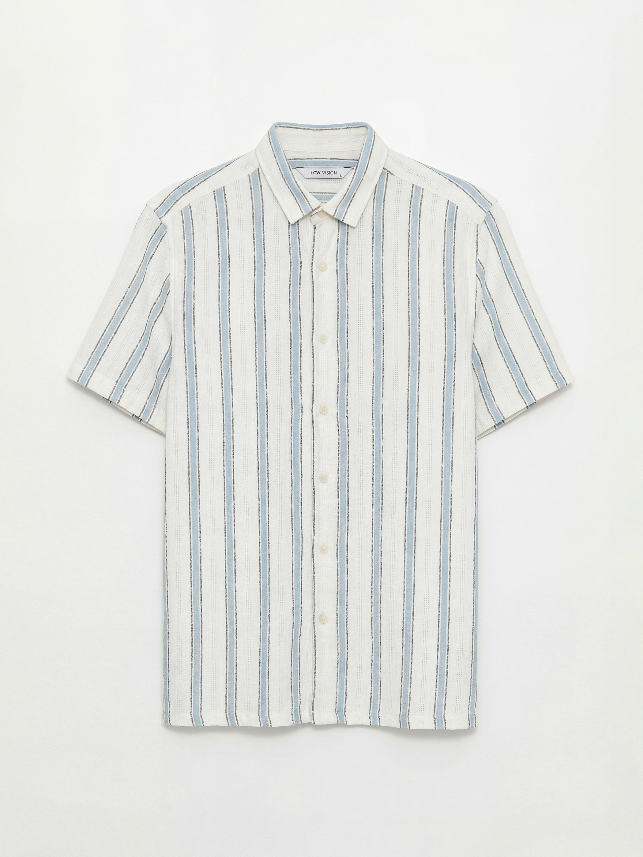 Cămașă Vărgată Regular Fit pentru Bărbați-4