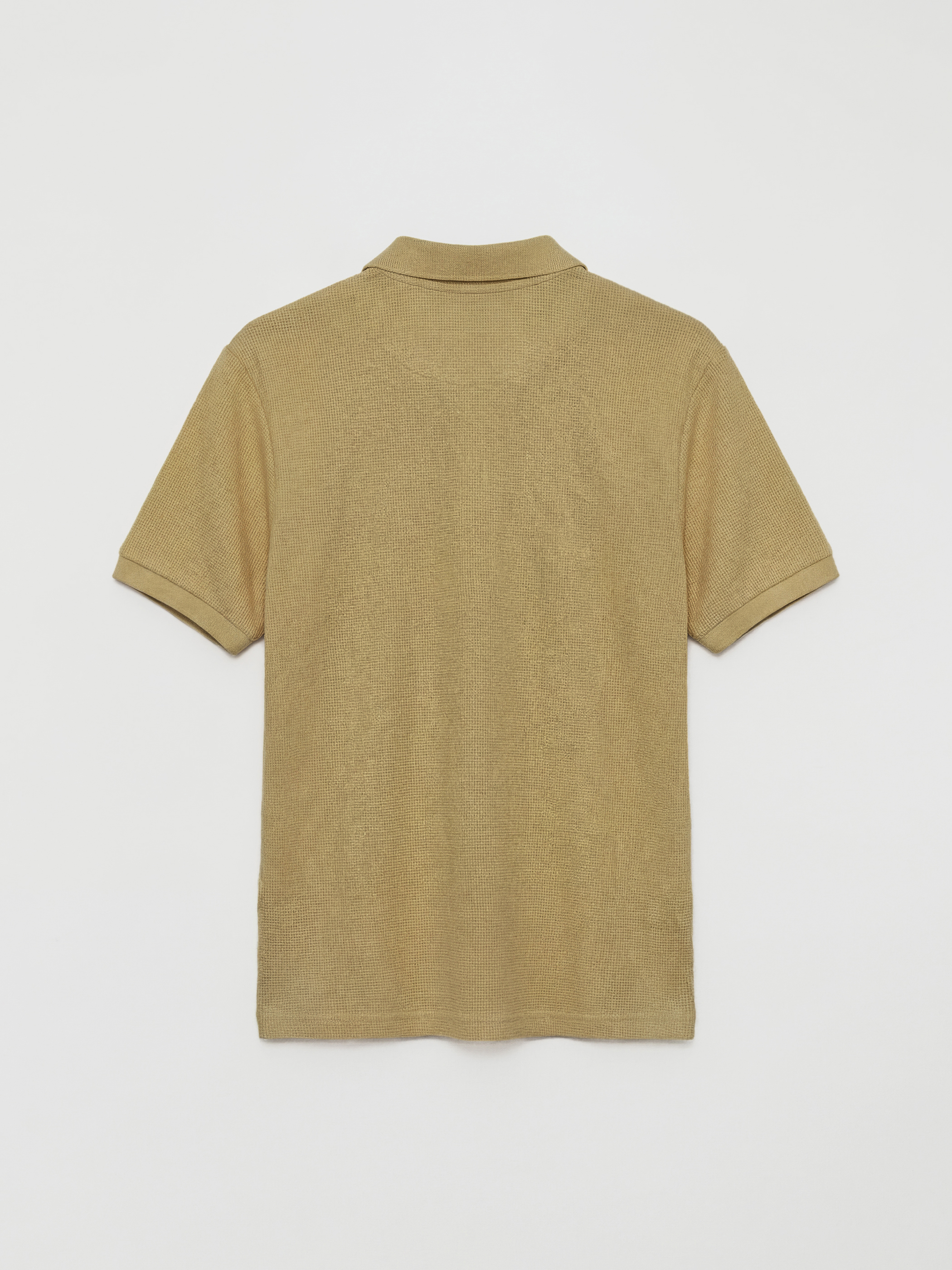 T-shirt Me Jakë Polo Të Strukturuar Për Meshkuj-5