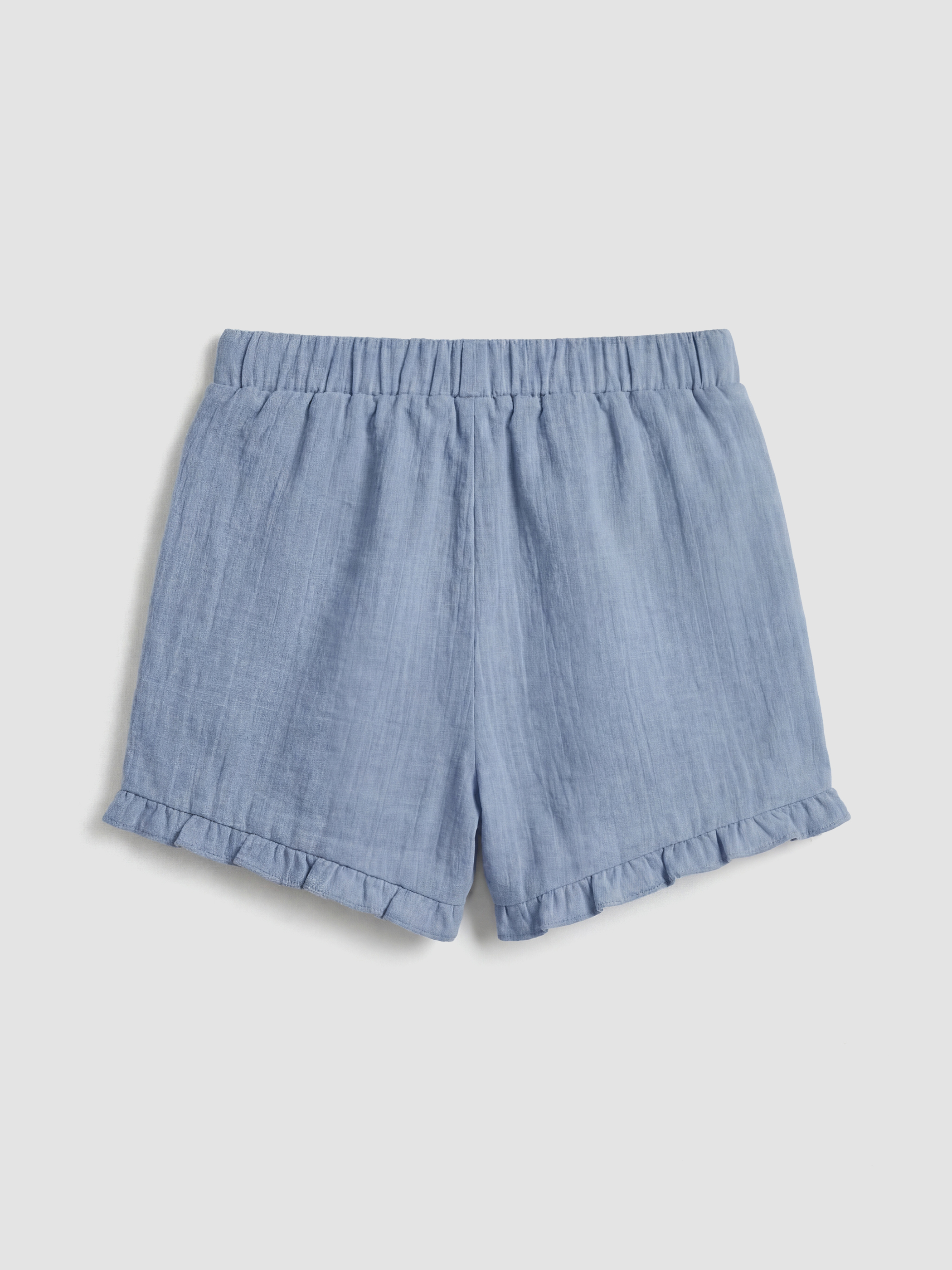 Ekru Nakışlı Kız Bebek Tişört ve Şort Takım-3