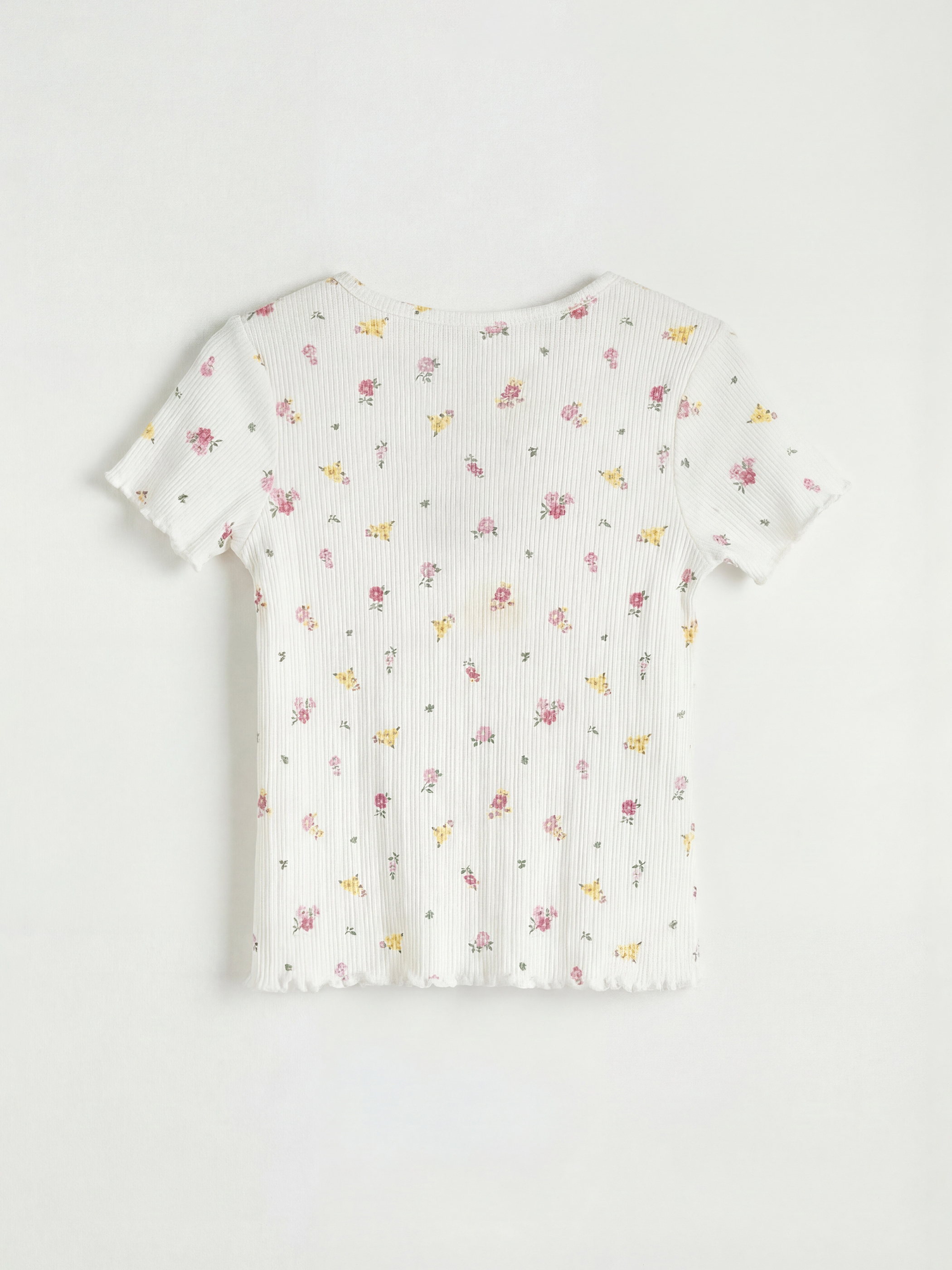 Crew Neck Printed Girls' Shortie Pyjamas Set-2