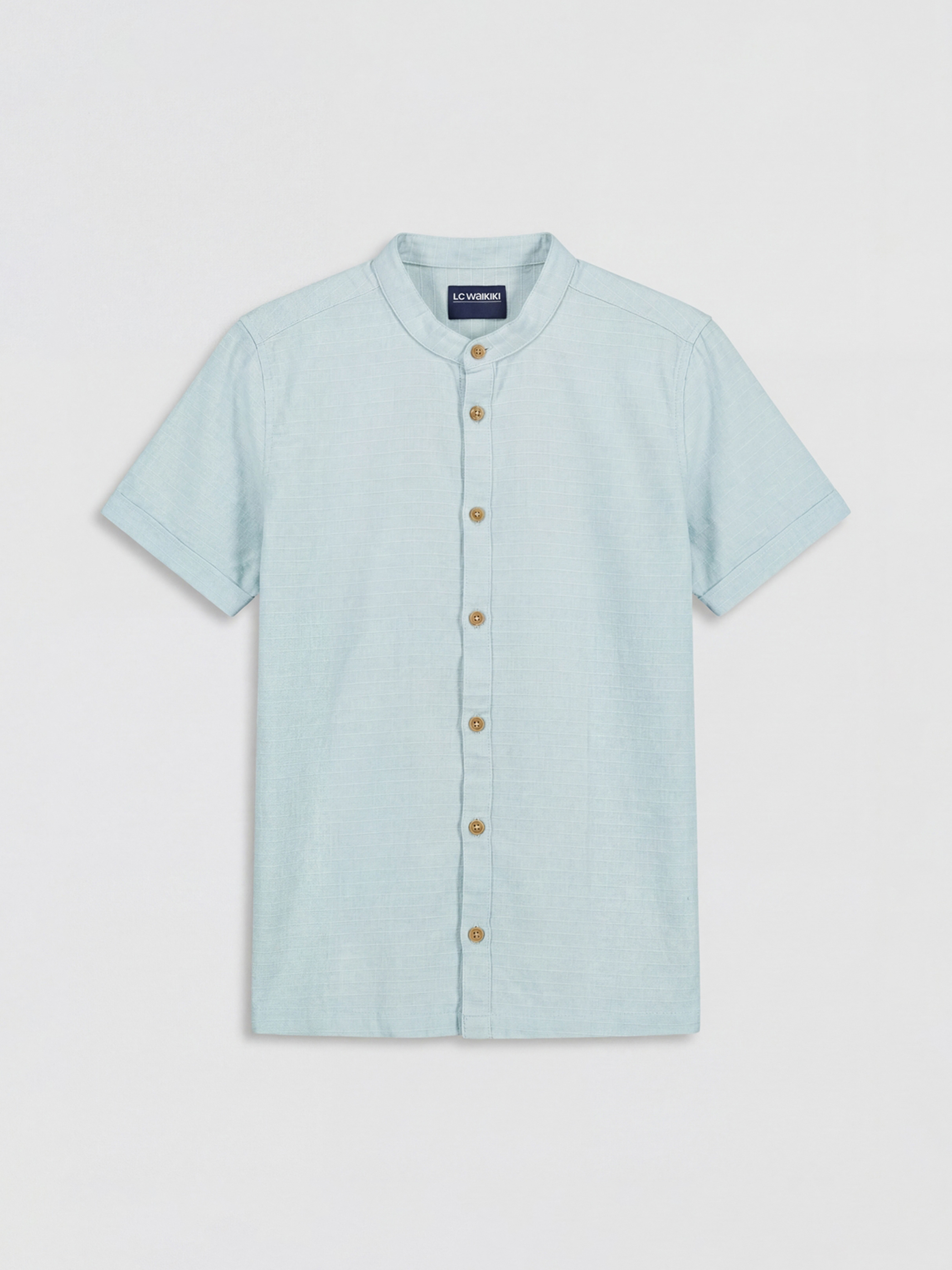 LCW Kids Dečija košulja sa kragnom na traku i kratkim rukavima