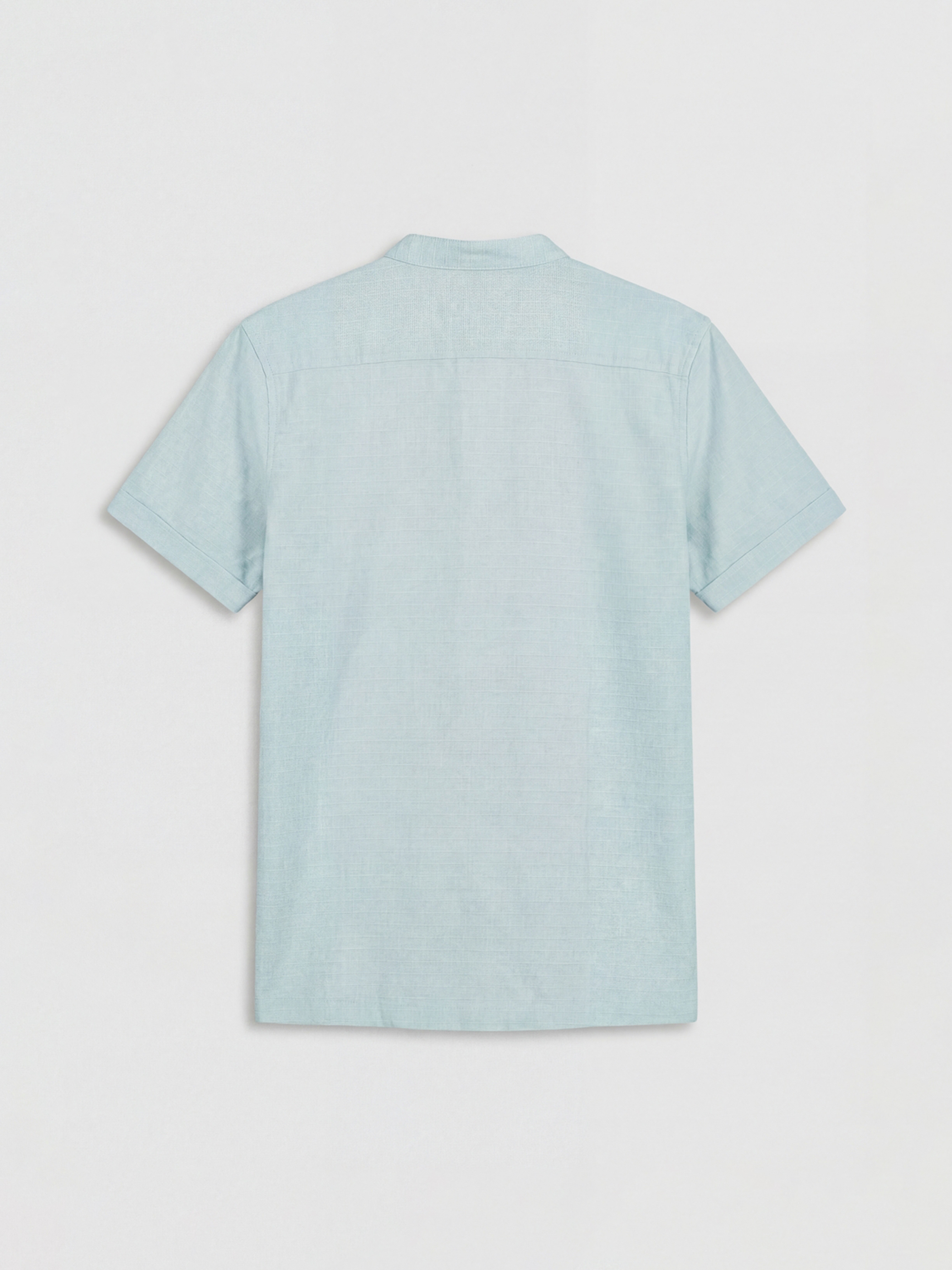 Dečija košulja sa kragnom na traku i kratkim rukavima-1