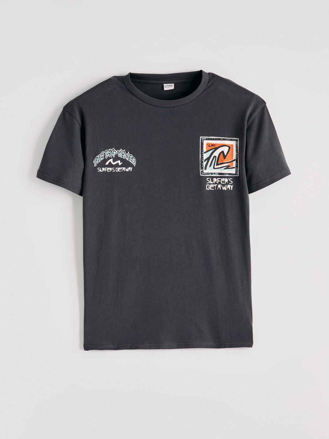 LCW Kids Boy ANTHRACITE T-Shirt - S6DY41Z4-R4Q