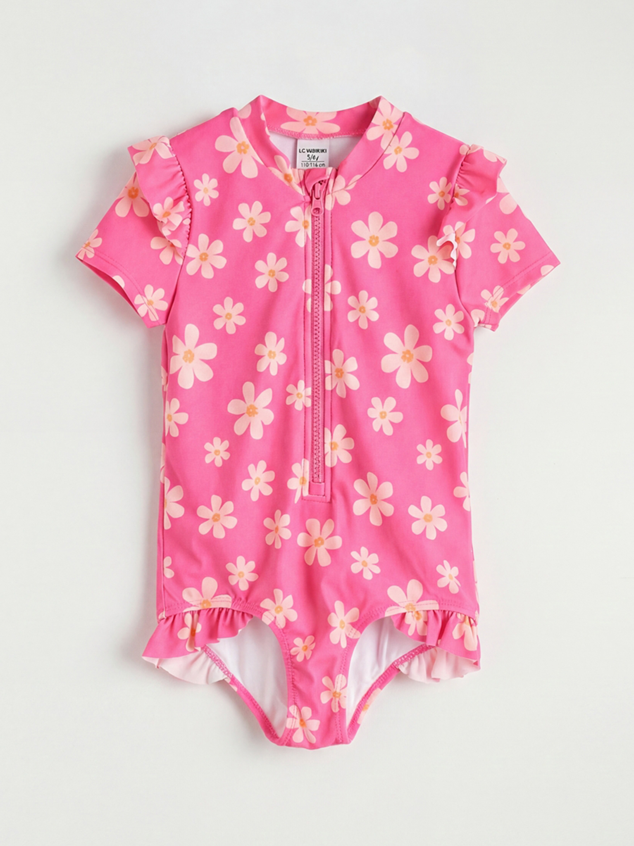 LCW Kids Девочки Розовый Купальник