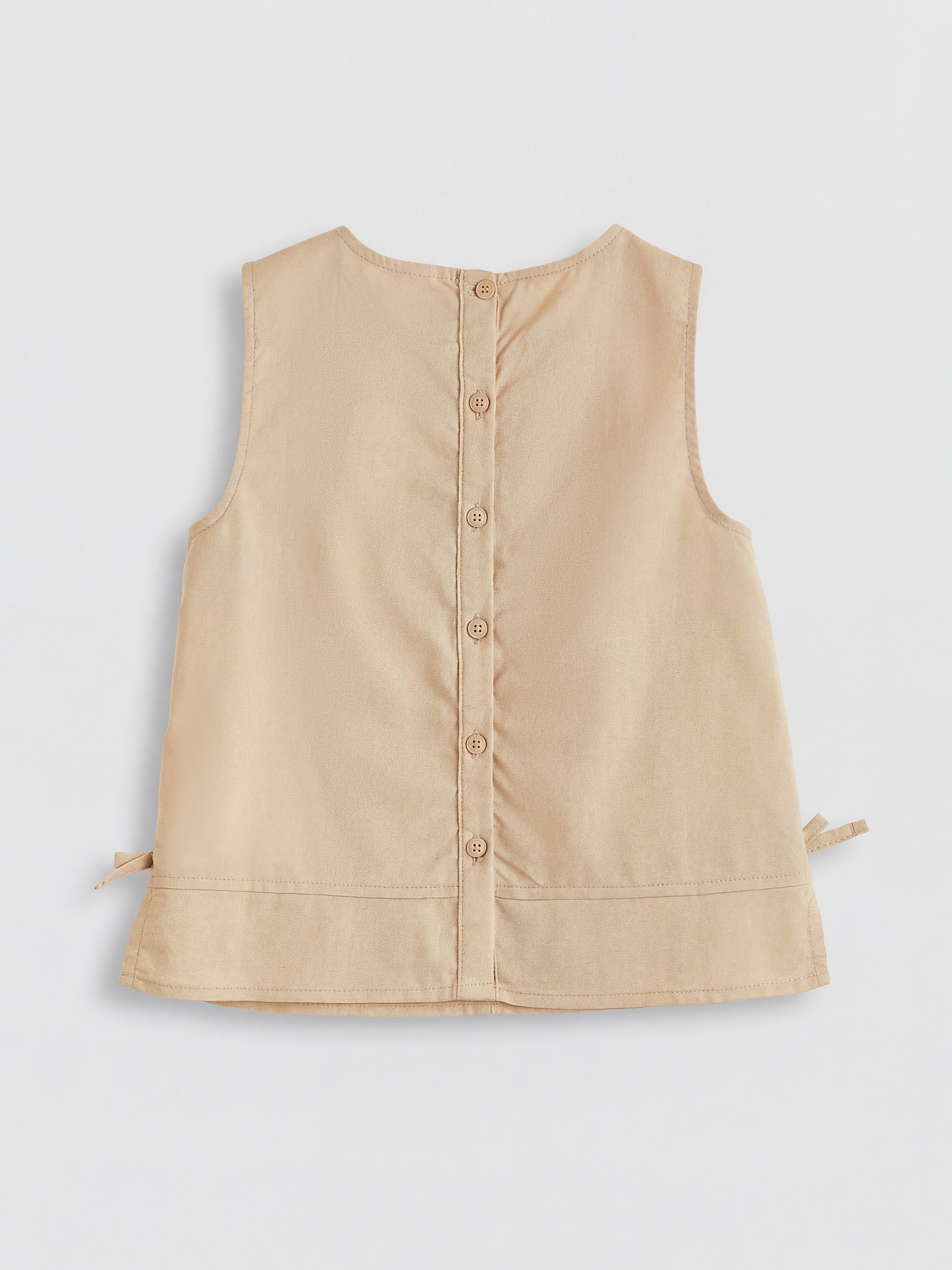 Blouse et Pantalon en Aspect Lin pour Filles-2