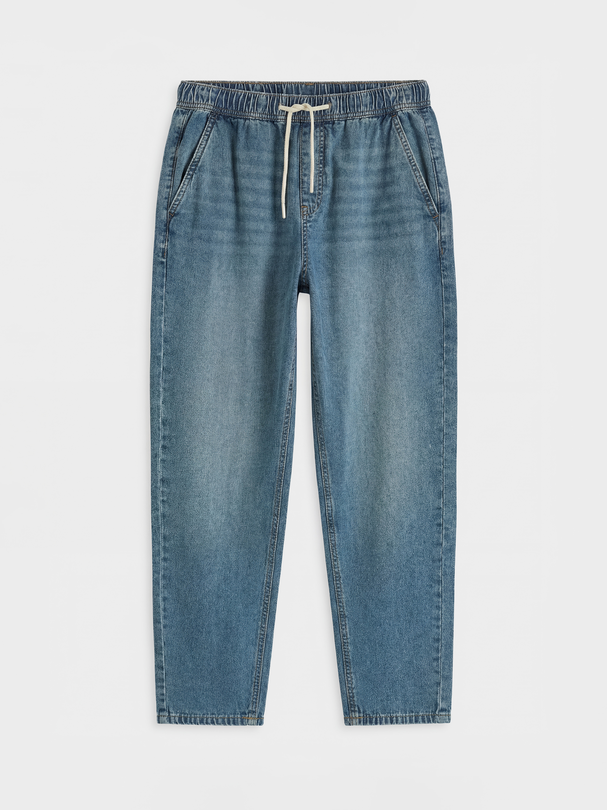 მამაკაცები მუქი ლურჯი ჯინსი-4