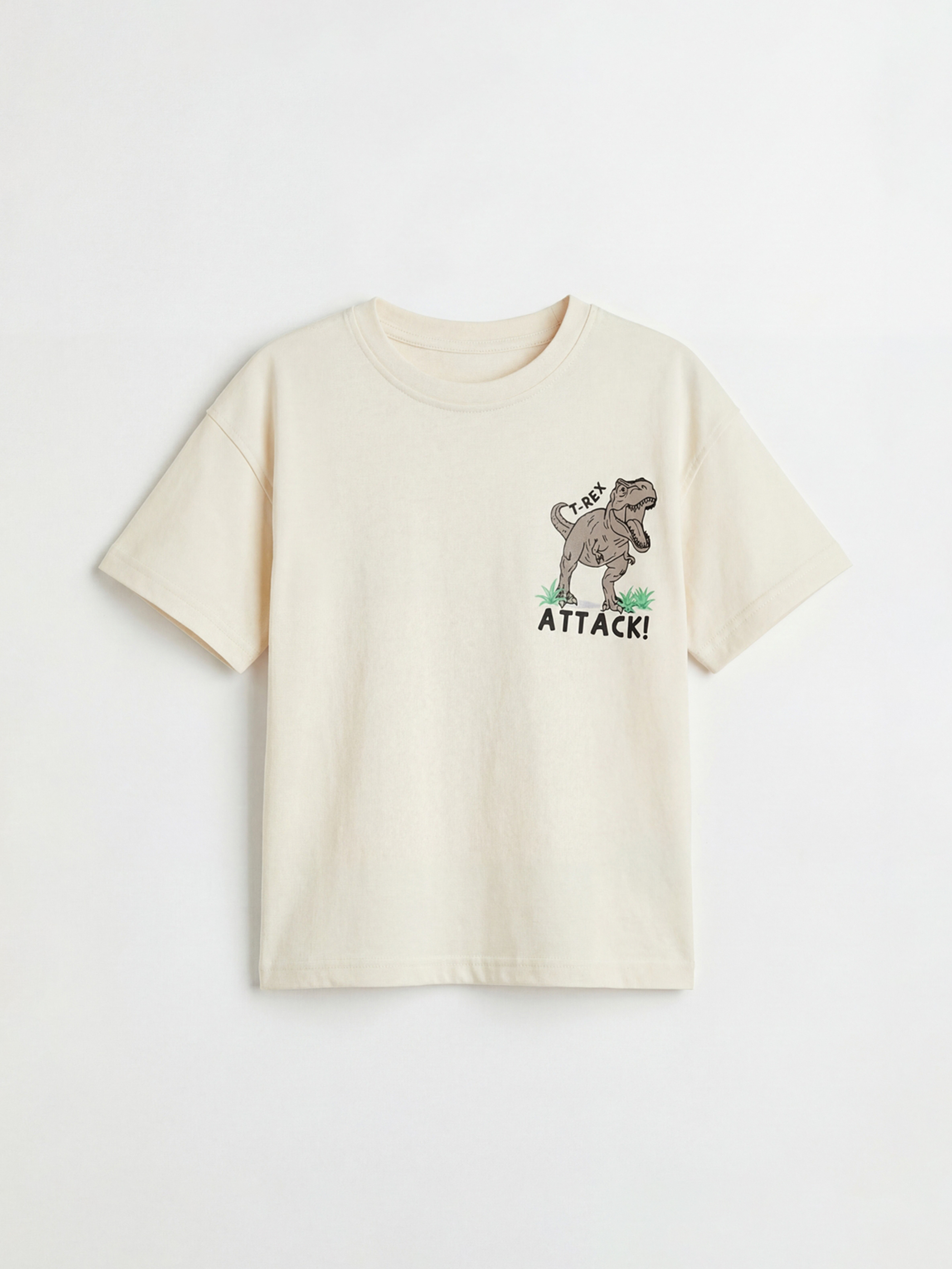 LCW Kids Boy BEIGE T-Shirt - S6EM38Z1-QVK