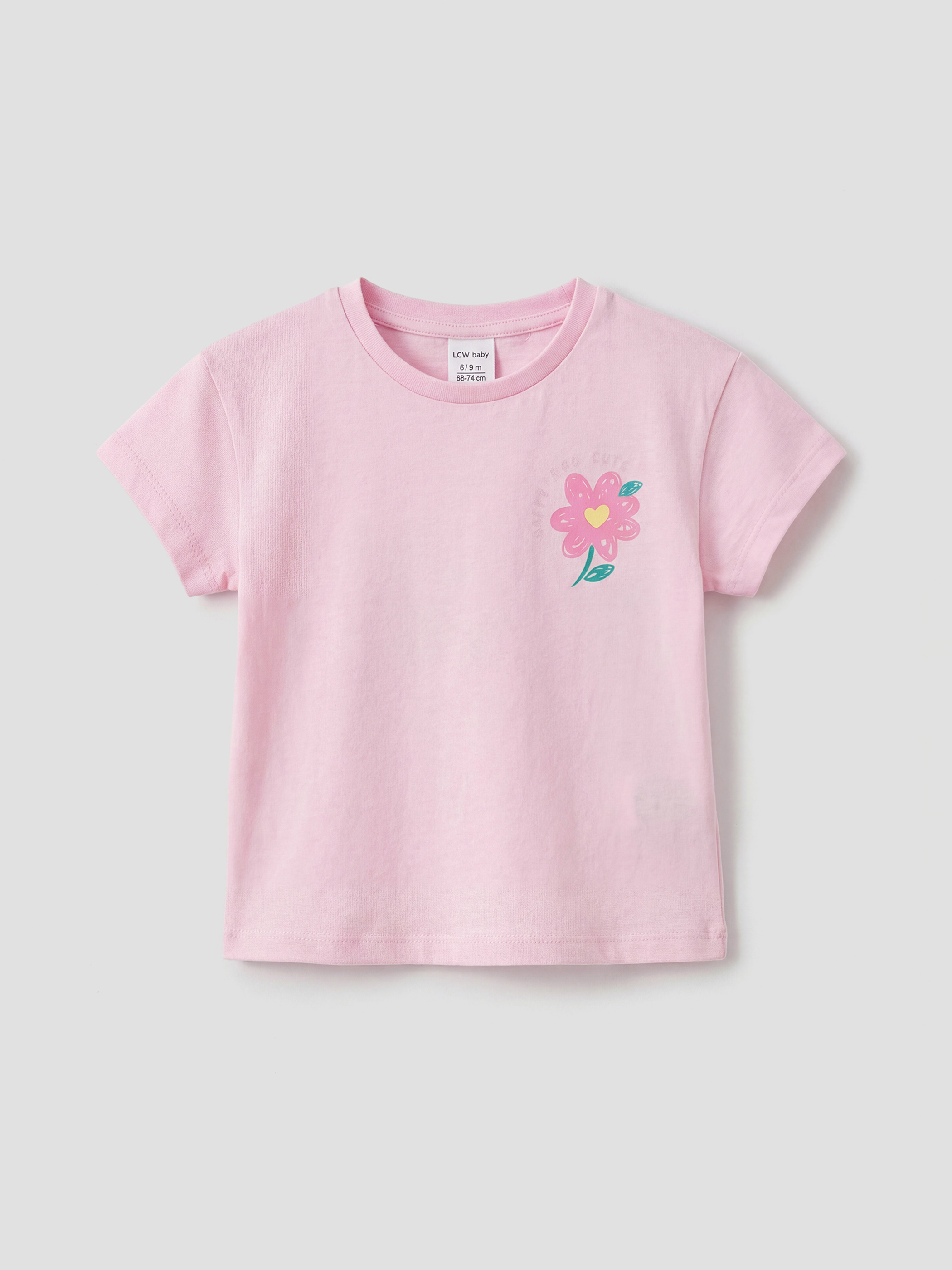 Set Me Pantallona Të Shkurtra Luleshëm Për Foshnja Vajza-2