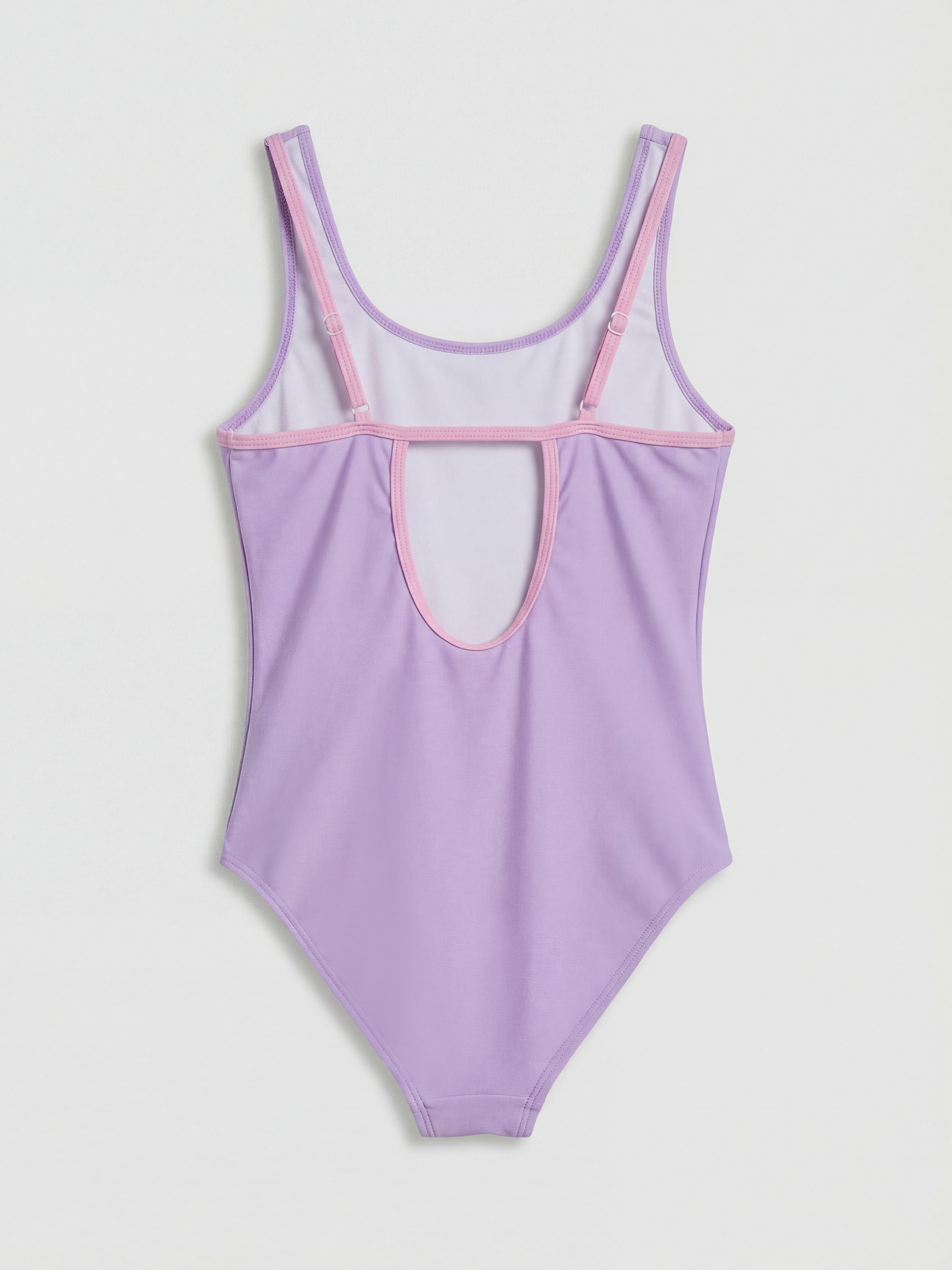 Lila Kuromi Baskılı Kız Çocuk Mayo-1