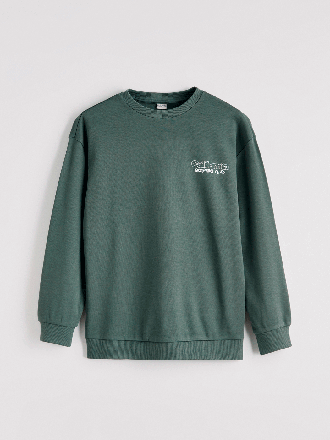 LCW Kids California Baskılı Erkek Çocuk Sweatshirt - S6EU35Z4-HFB