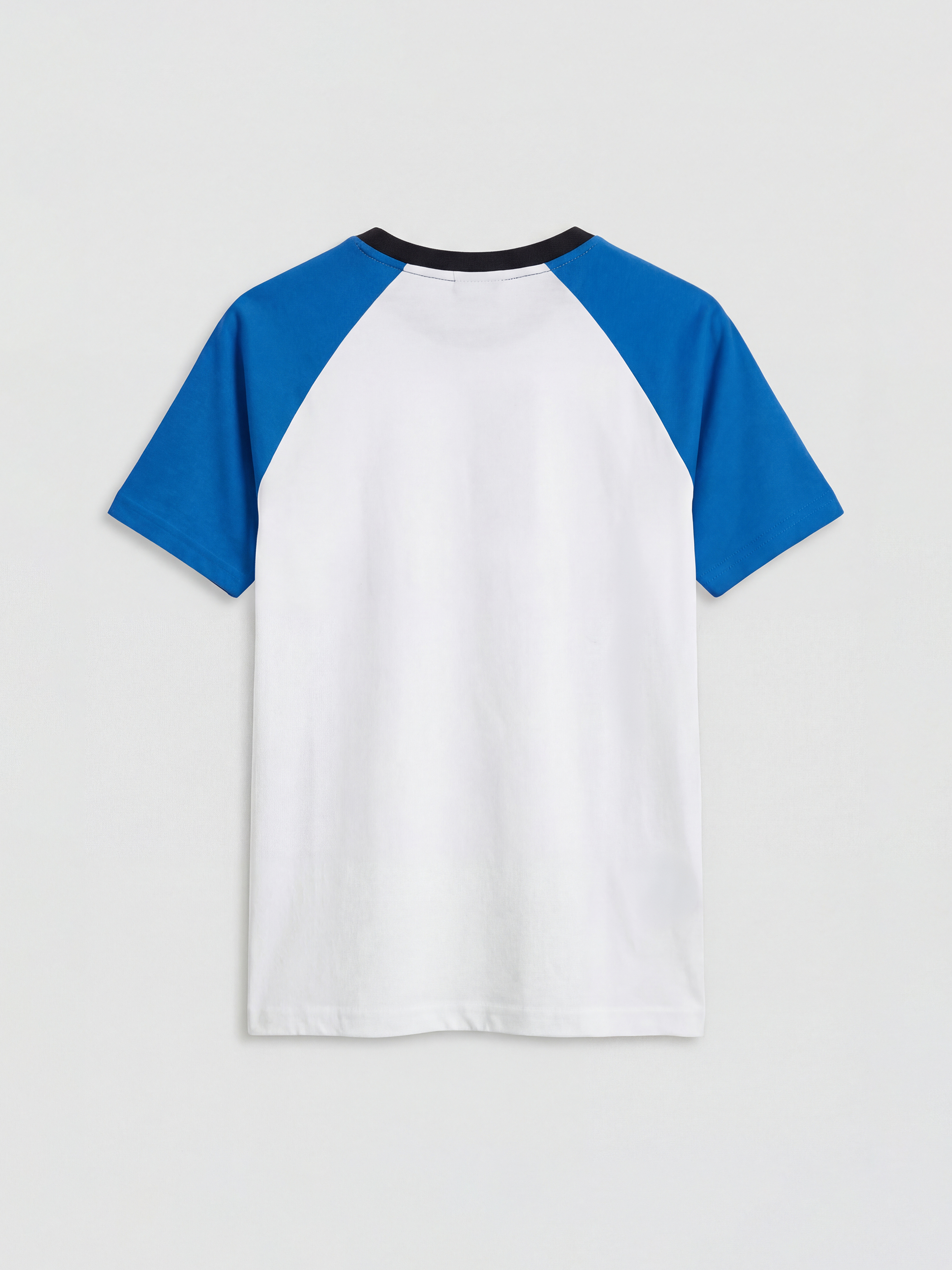 Beyaz Bisiklet Yaka PlayStation Baskılı Erkek Çocuk Tişört-1