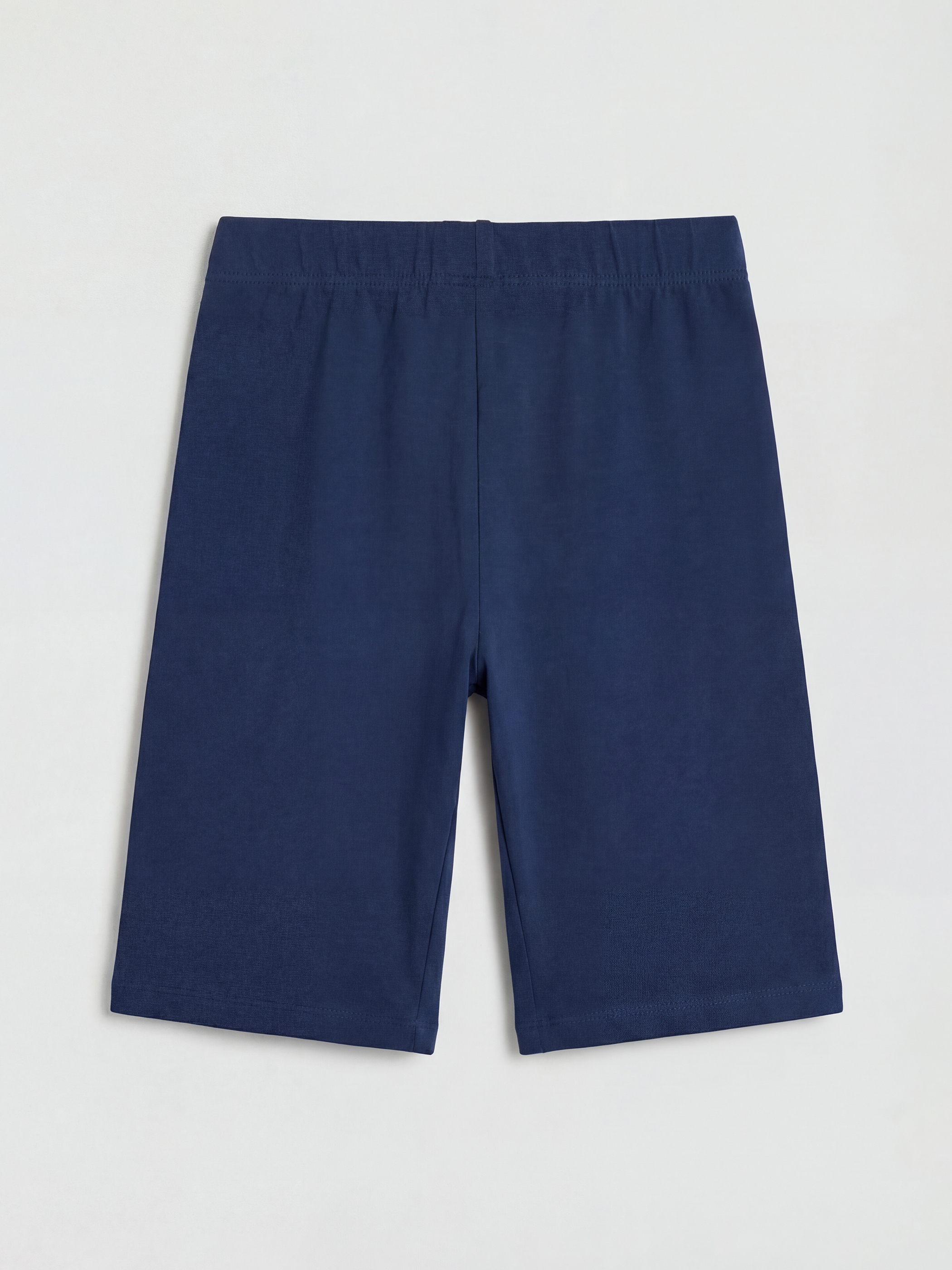 Pembe Beli Lastikli Kız Çocuk Bisikletçi Tayt 2'li-2