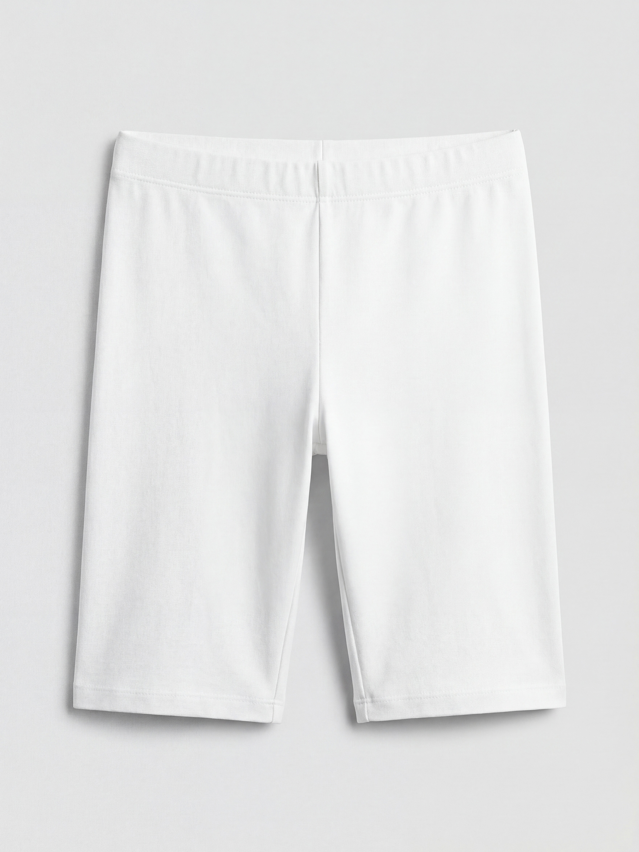 Beyaz Basic Kız Çocuk Kısa Tayt 2'li-4