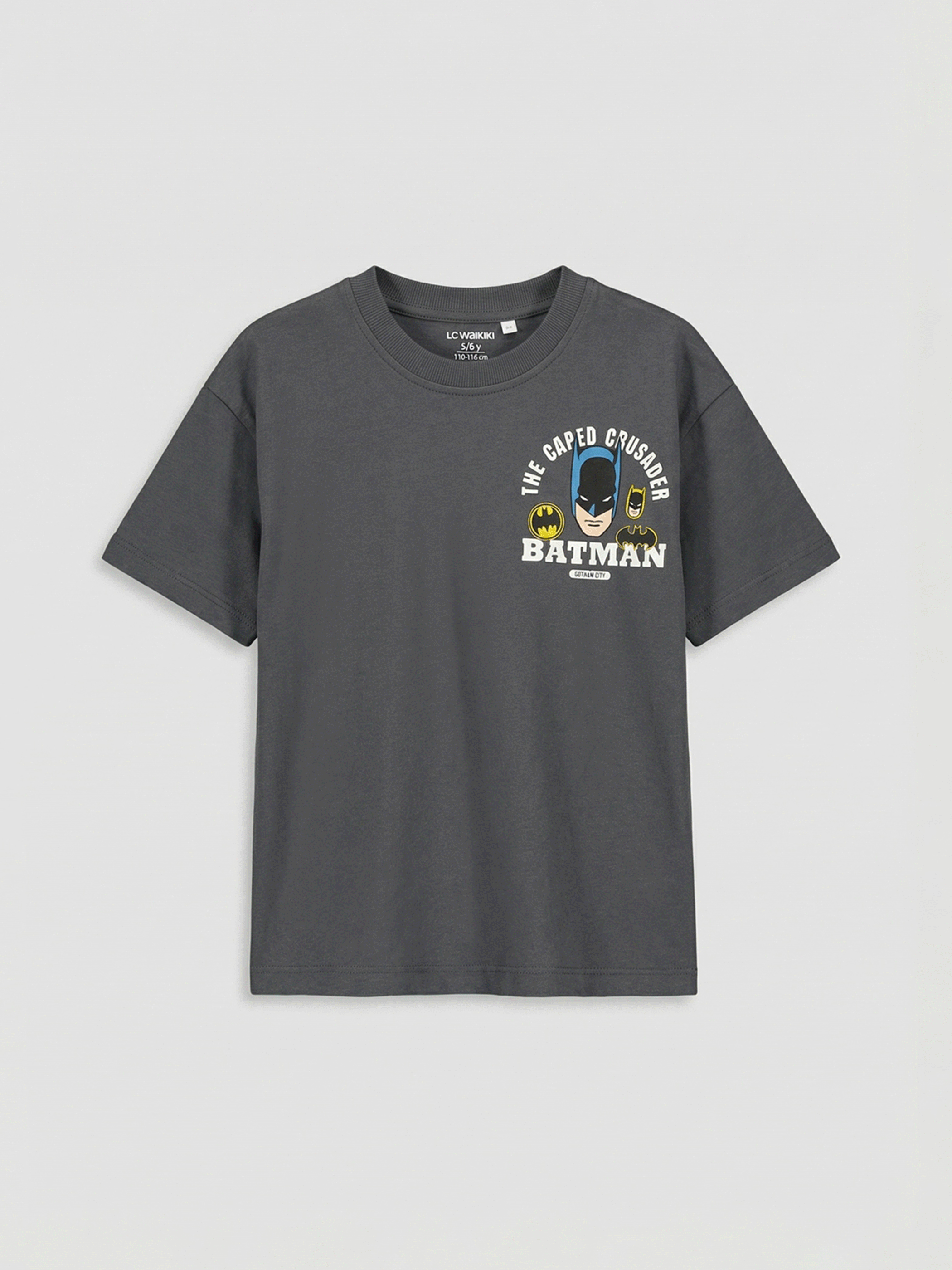 LCW Kids Boy GREY T-Shirt - S6FE28Z1-HGL