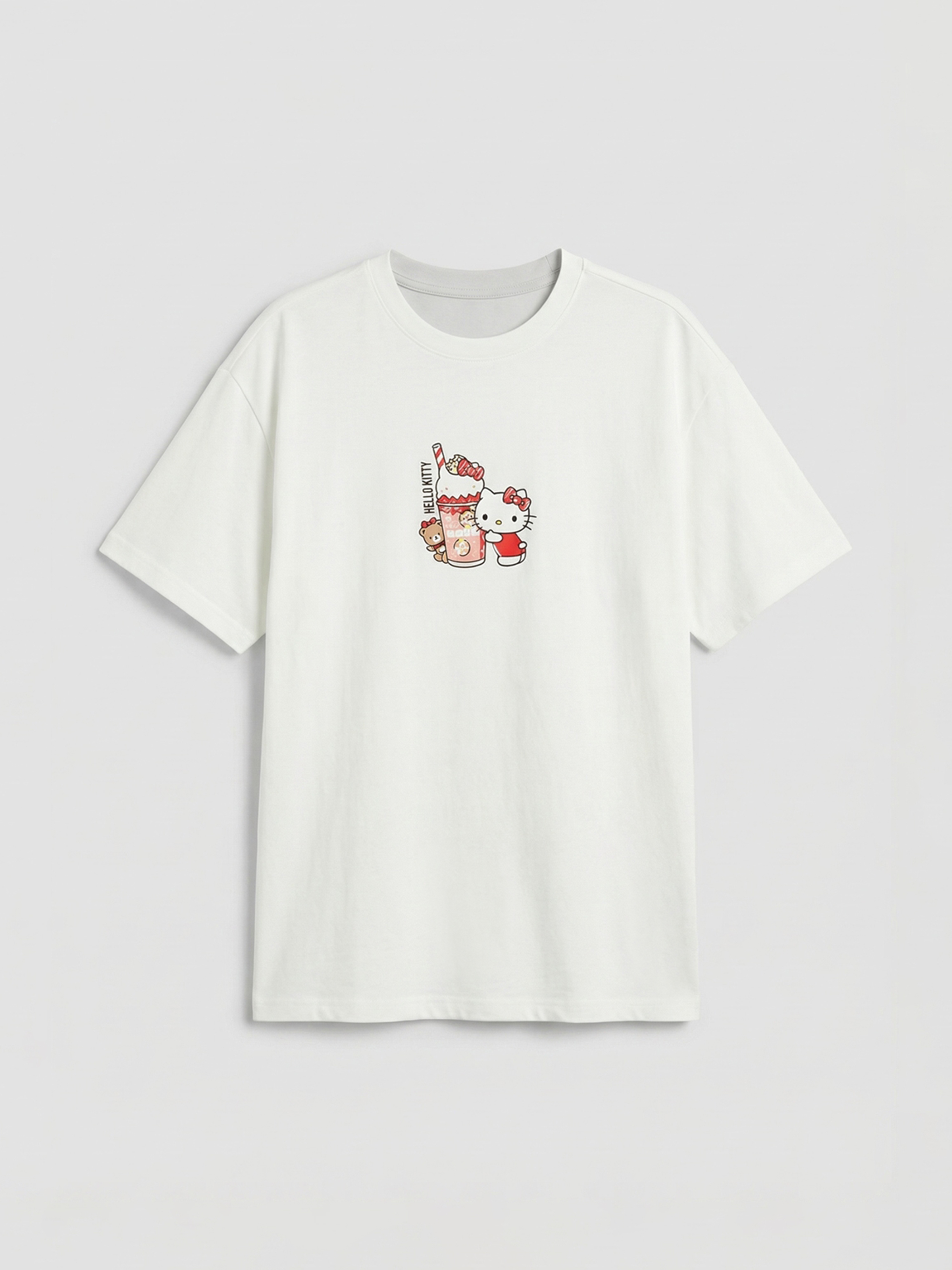 Girl ECRU T-Shirt-1