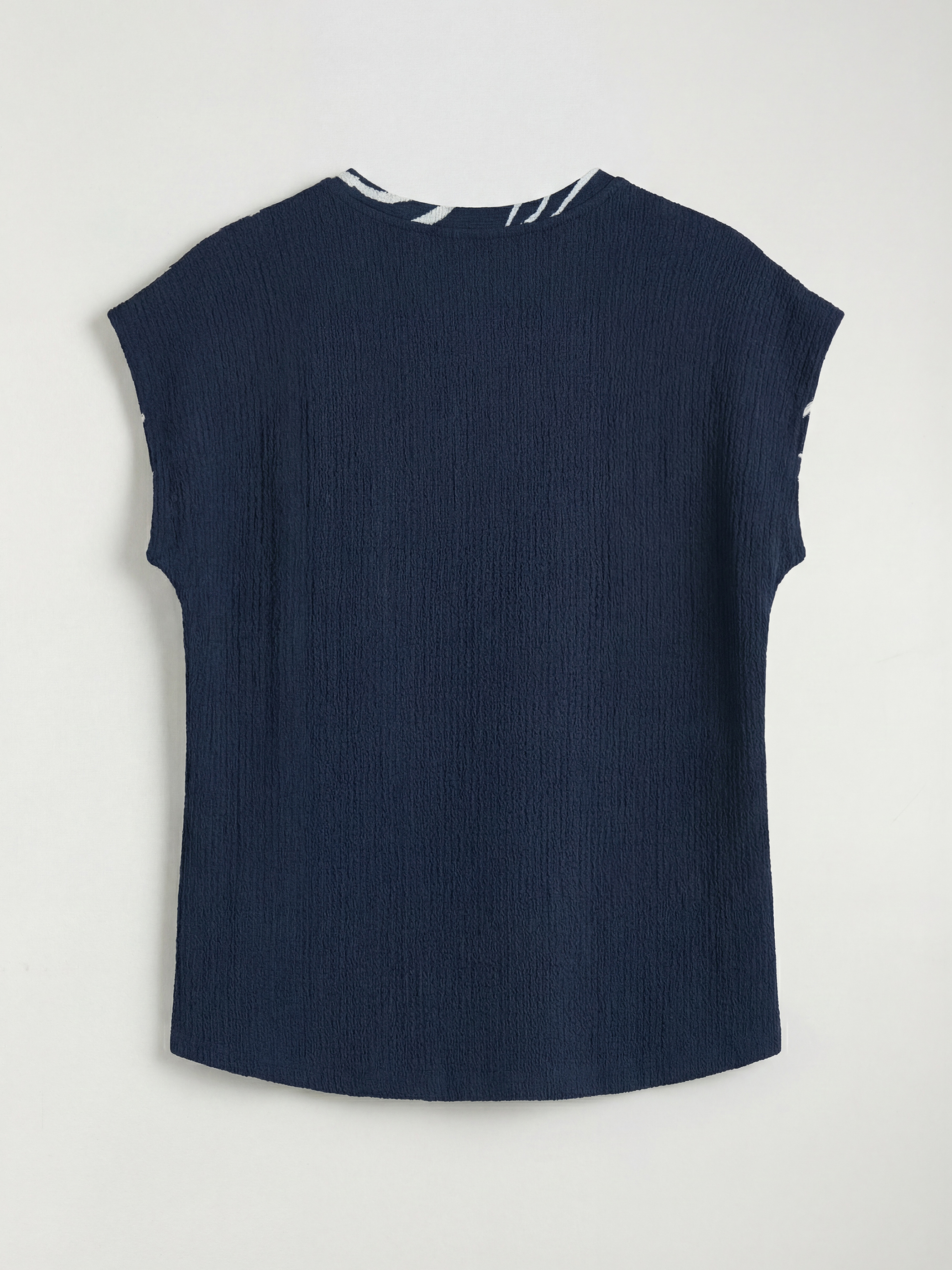 Woman NAVY Blouse-1