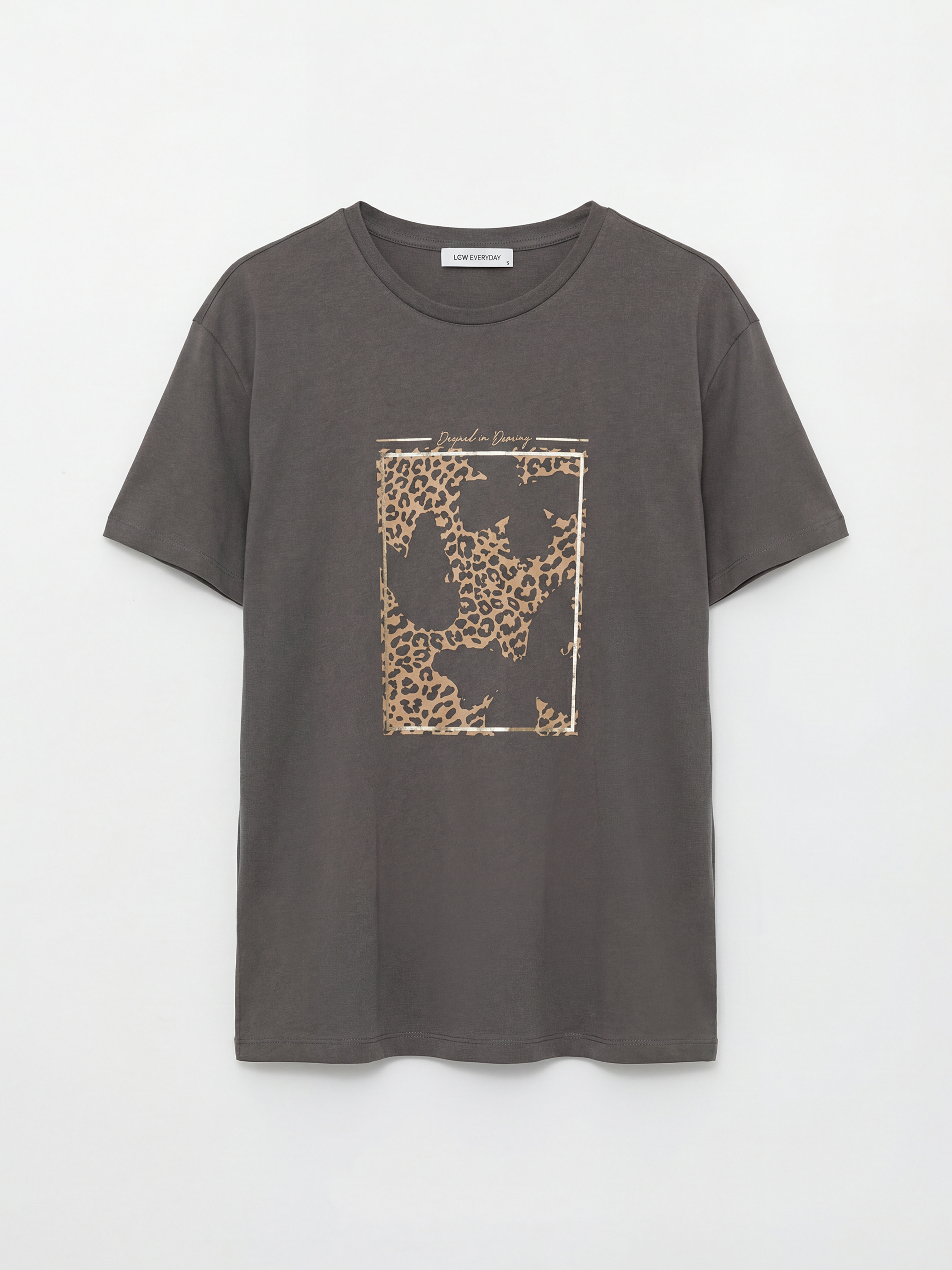 LCWAIKIKI Classic Woman GREY T-Shirt - S6FN39Z8-GYV