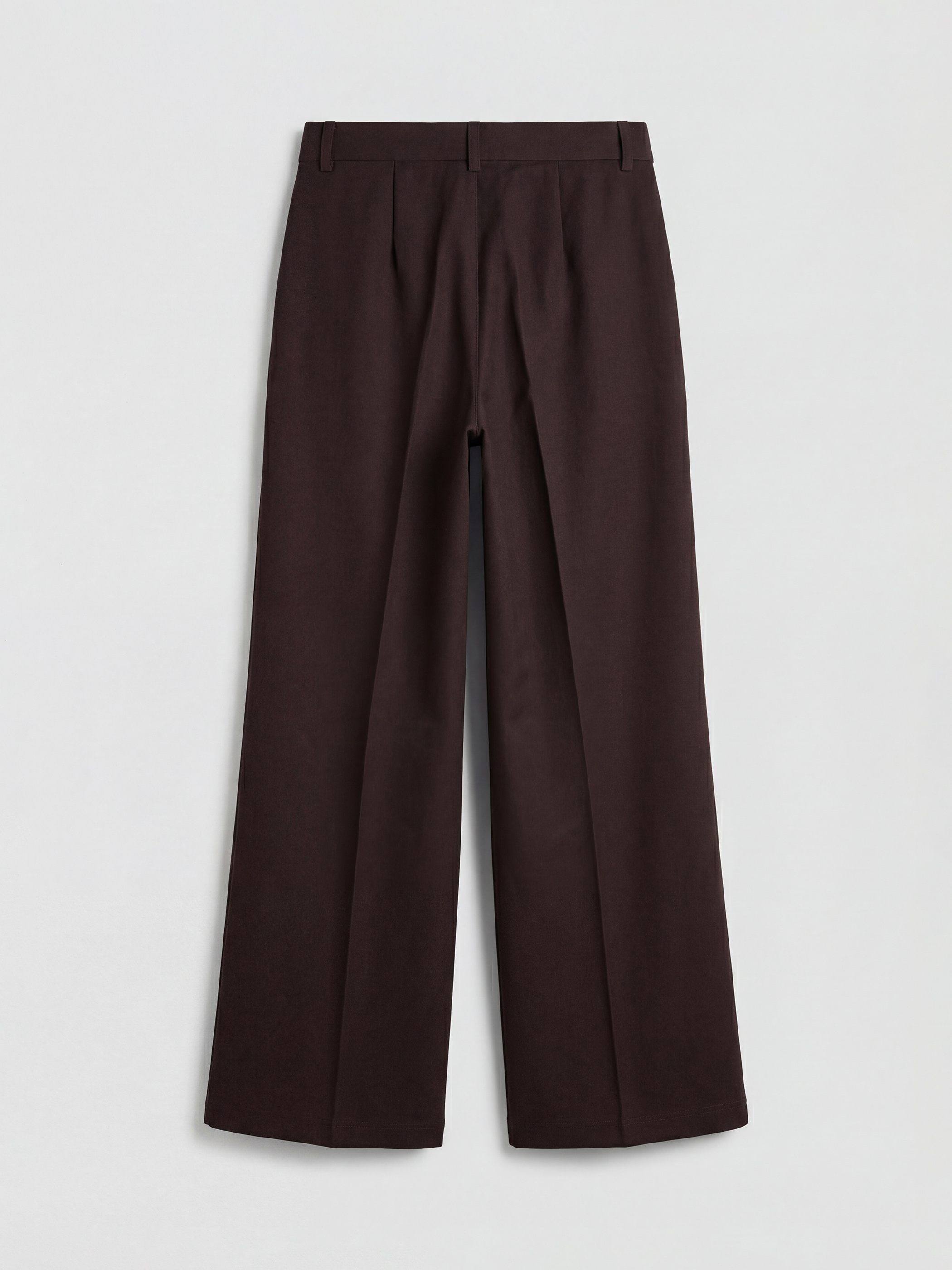 Ženske pantalone sa visokim strukom, širokog kroja-5