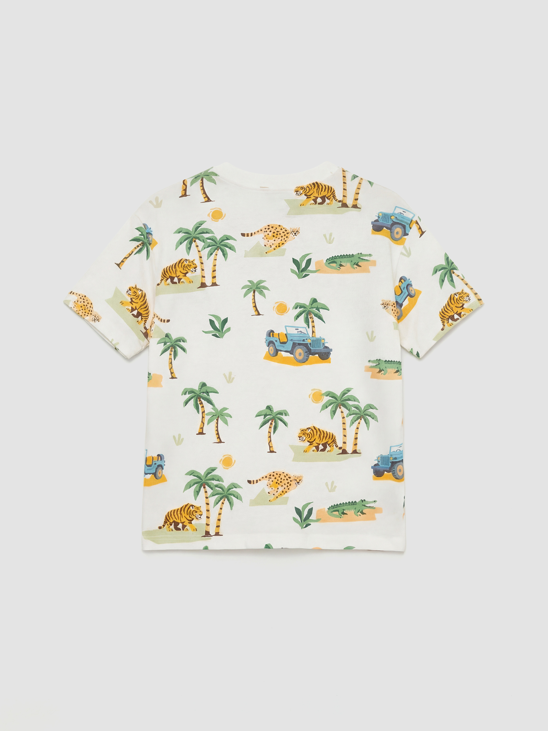 Dečija majica sa okruglim izrezom i štampom-1