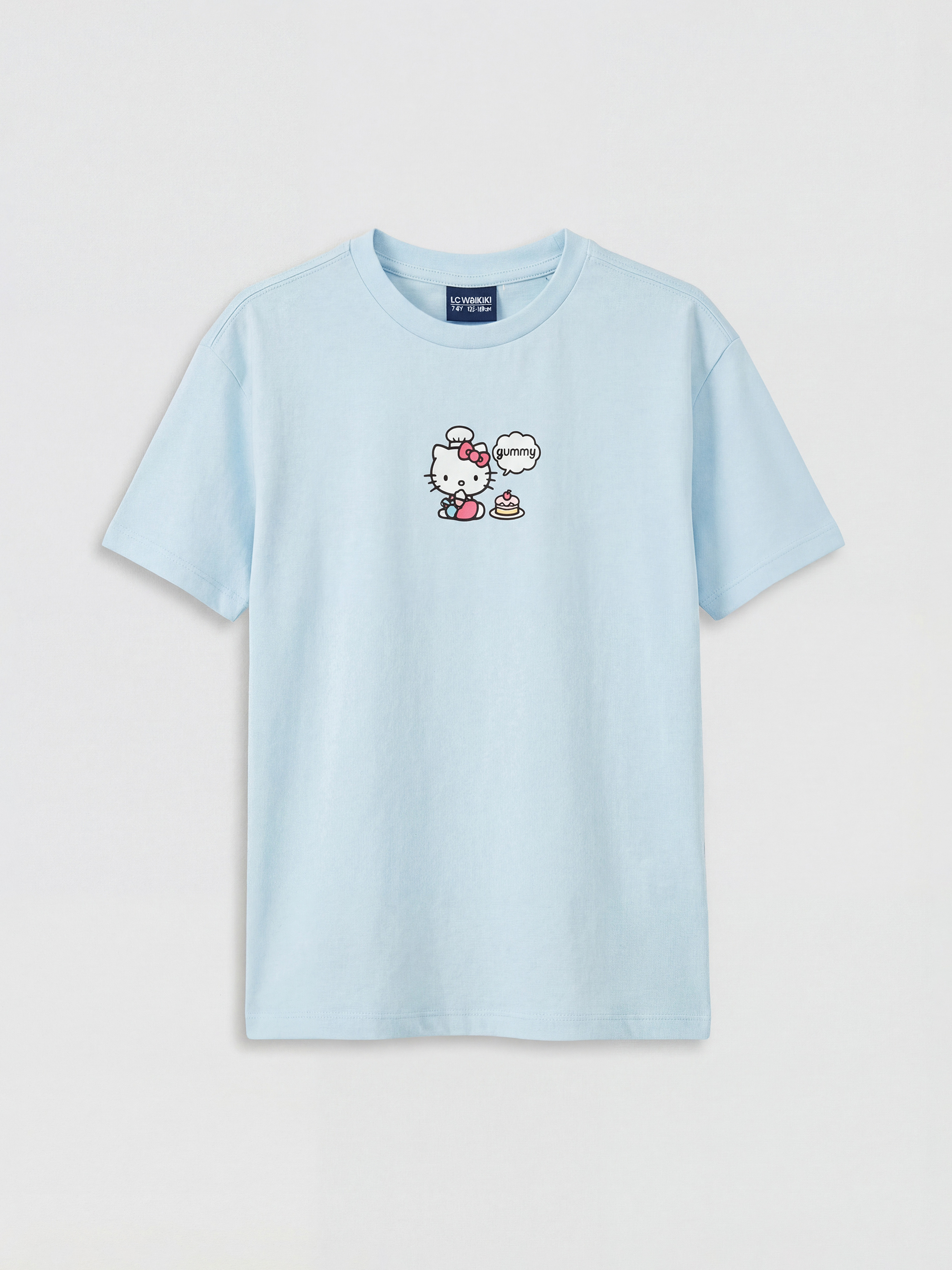 LCW Kids Girl BLUE T-Shirt - S6FV05Z4-QVV