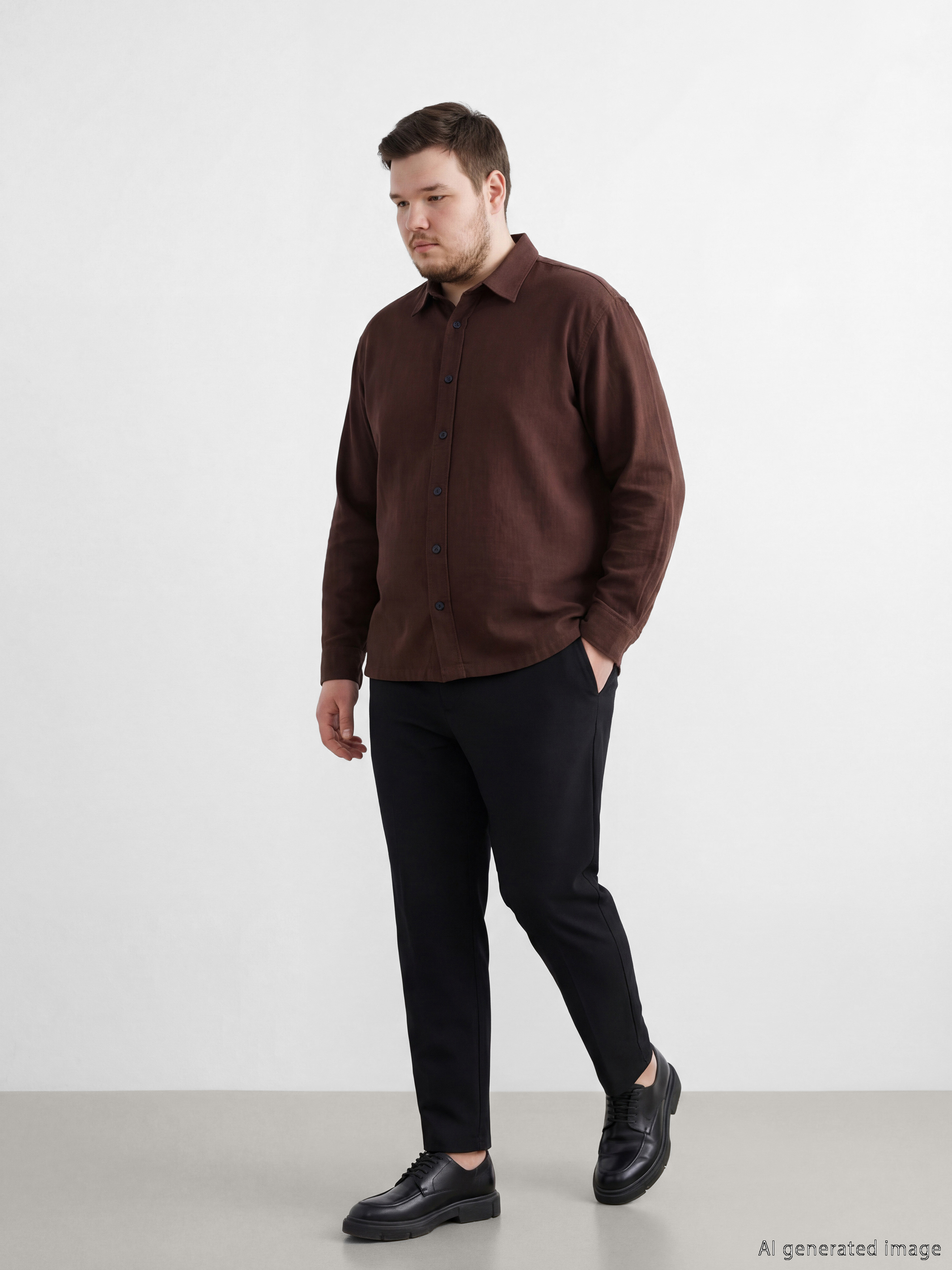 بنطلون رجال بقصة عادية-1