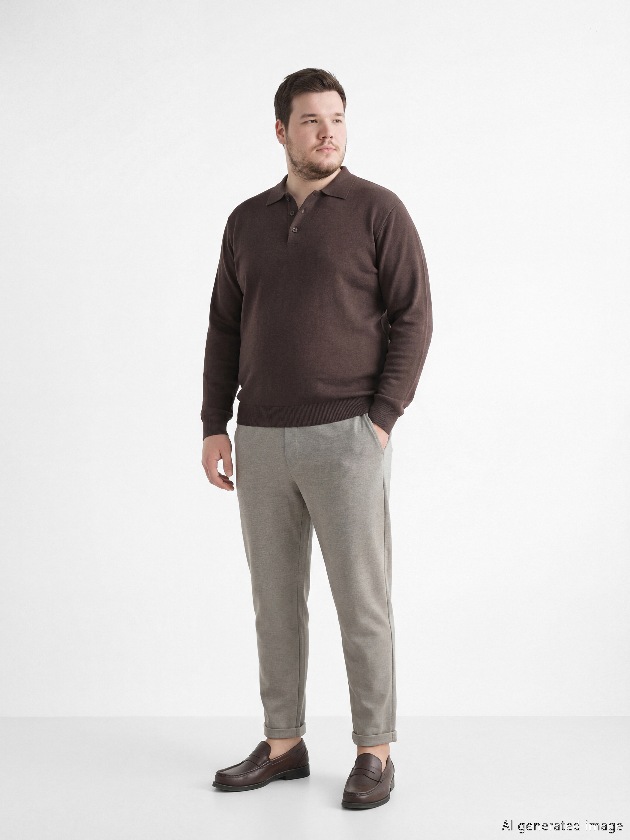 بنطلون رجال بقصة عادية-1