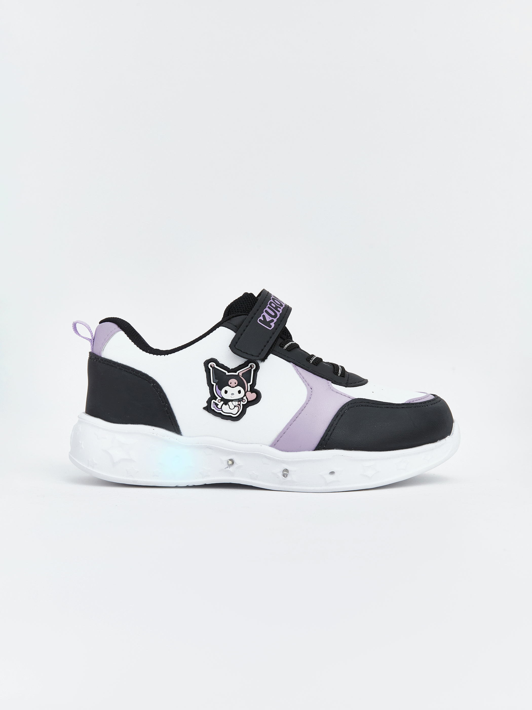 LCW STEPS Kuromi Baskılı Tabanı Işıklı Kız Bebek Spor Ayakkabı - S6G426Z1-HUC