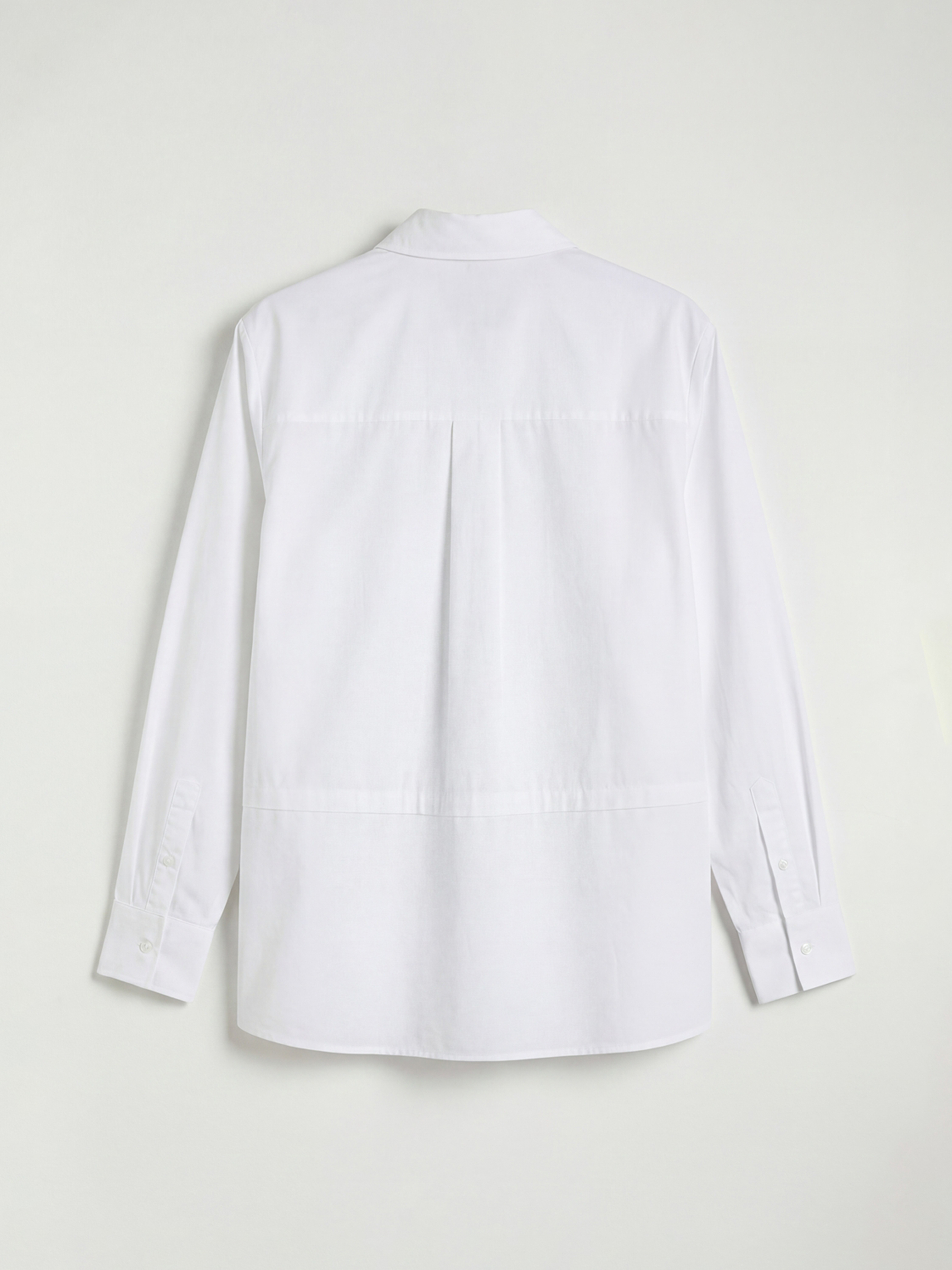 Декорирана широка поплин риза-5