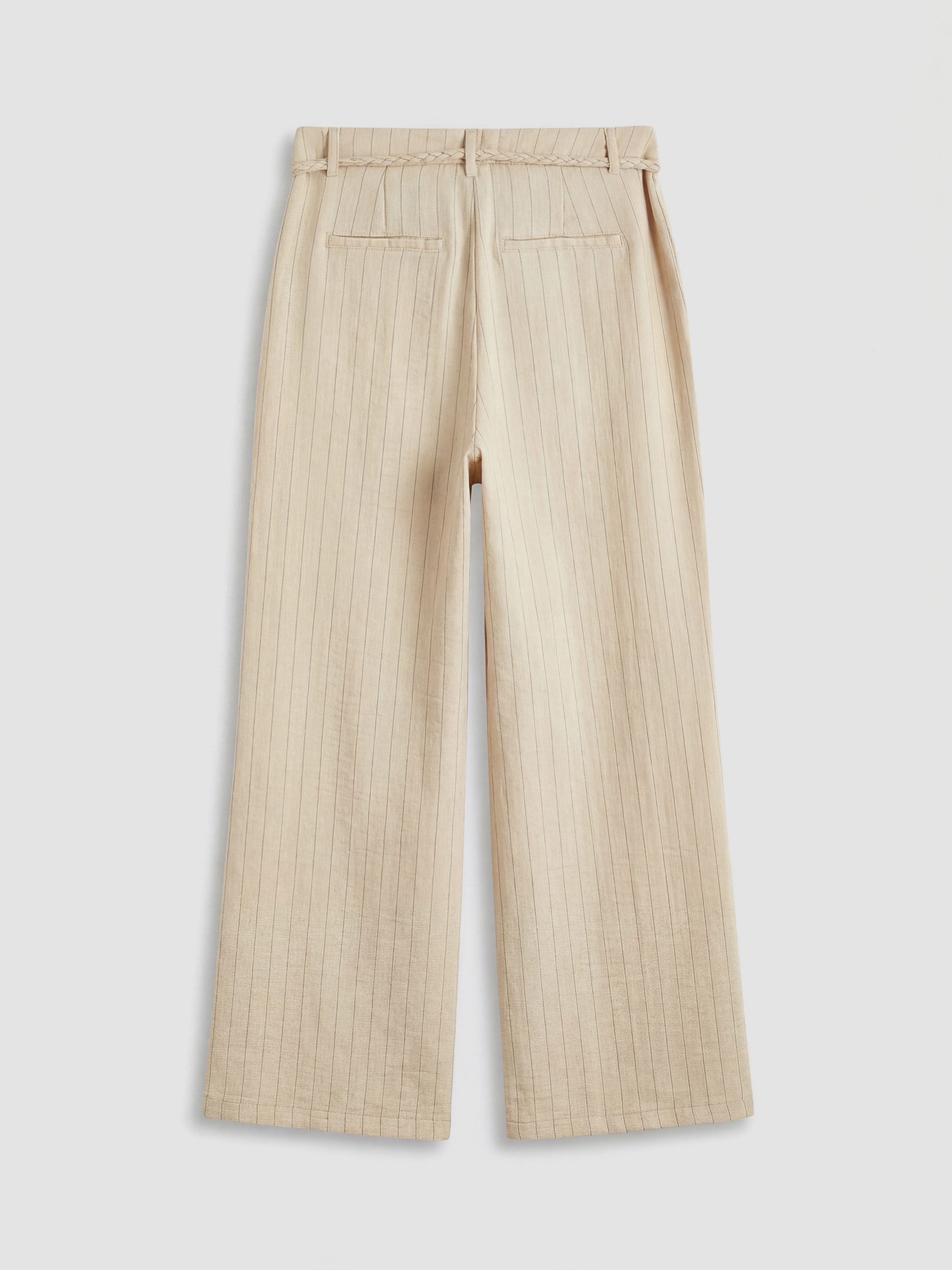 Woman BEIGE Trousers-4