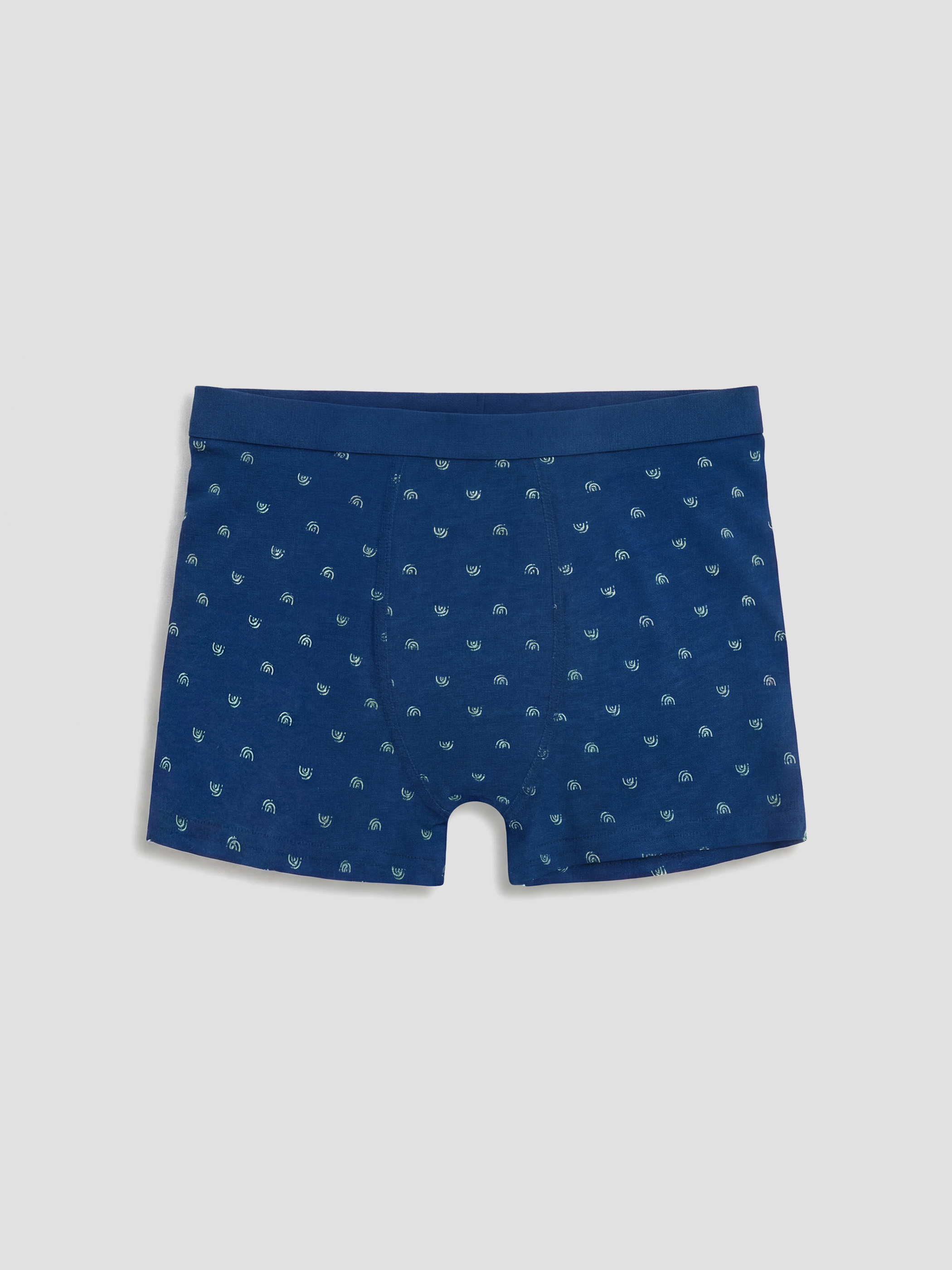 Lacivert Erkek Çocuk Boxer 3'lü-4