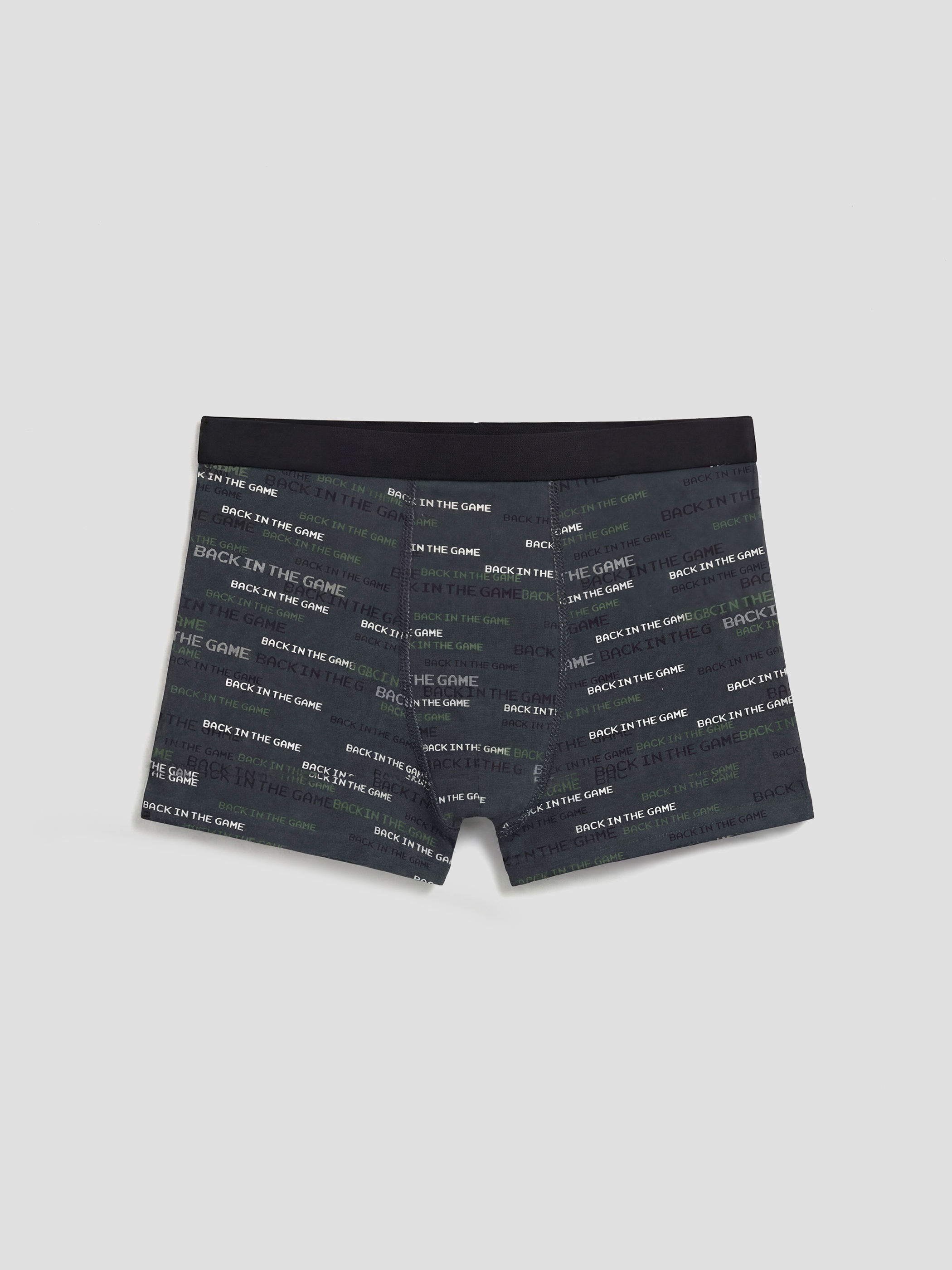 Gri Erkek Çocuk Boxer 3'lü-2