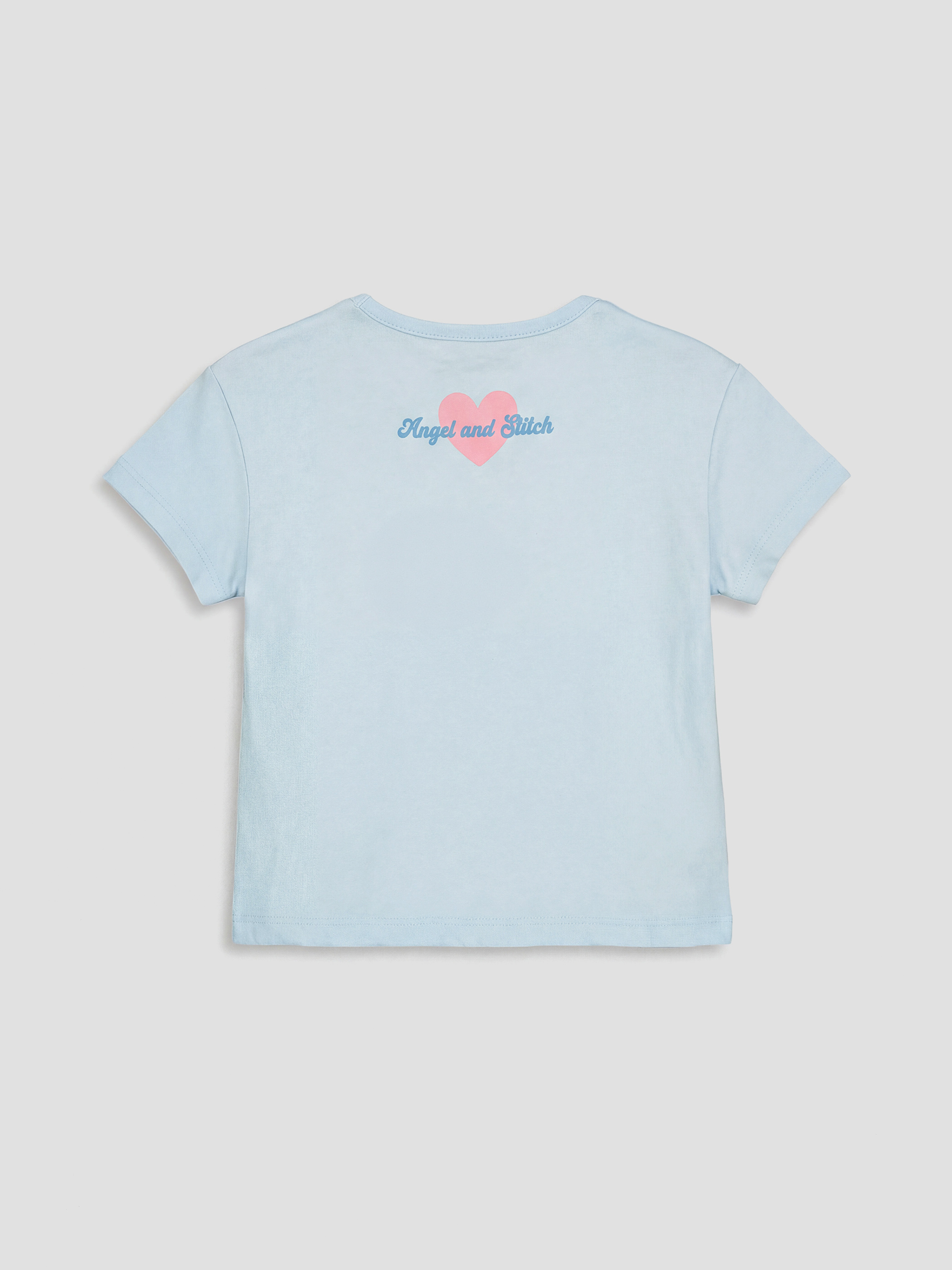 Lilo & Stitch Printed Girl's T-Shirt-1