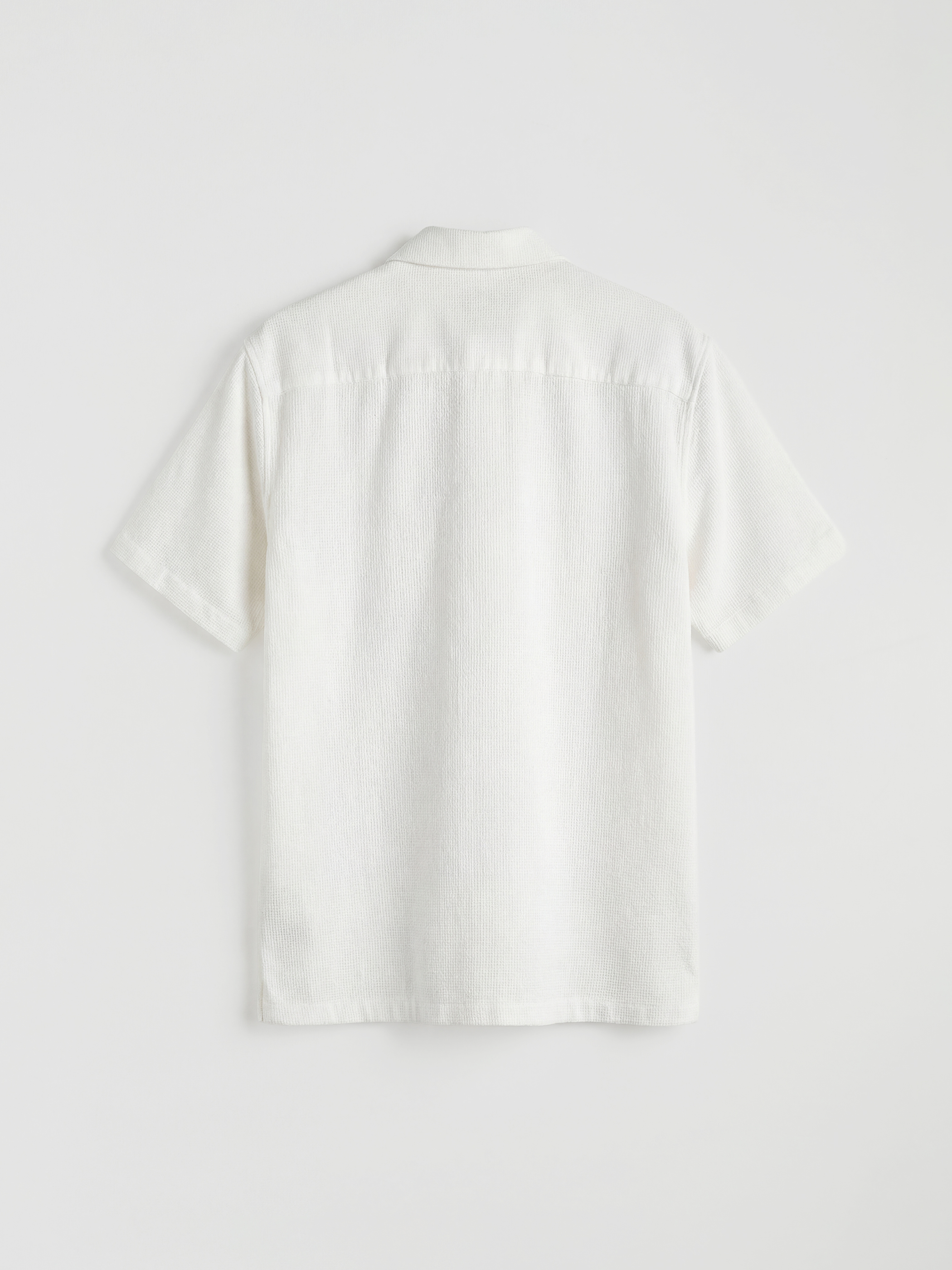 Ekru Regular Fit Erkek Gömlek-5