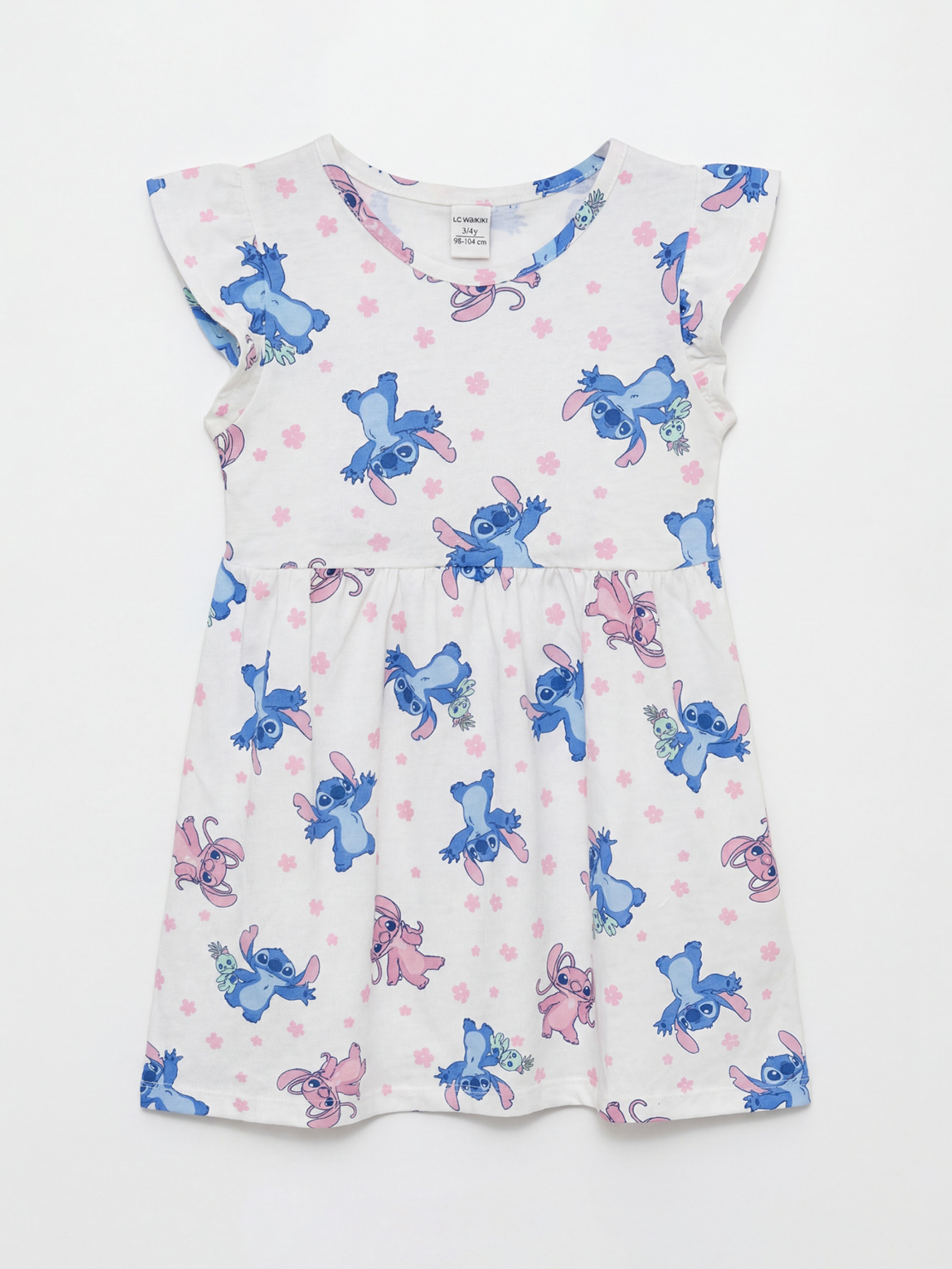 LCW Kids Girl ECRU Dress - S6GA91Z1-LRA