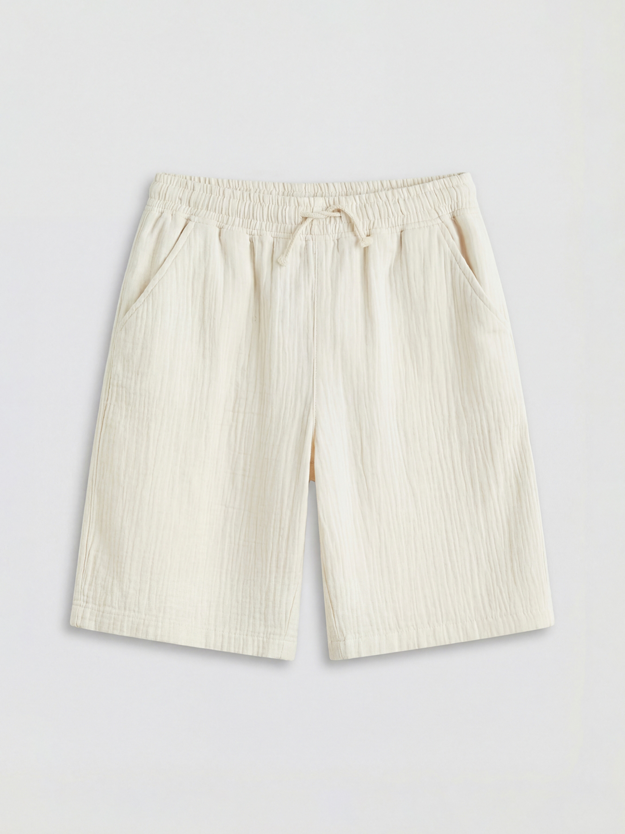 LCW Kids Beli Lastikli Erkek Çocuk Müslin Şort - S6GD33Z4-FWM