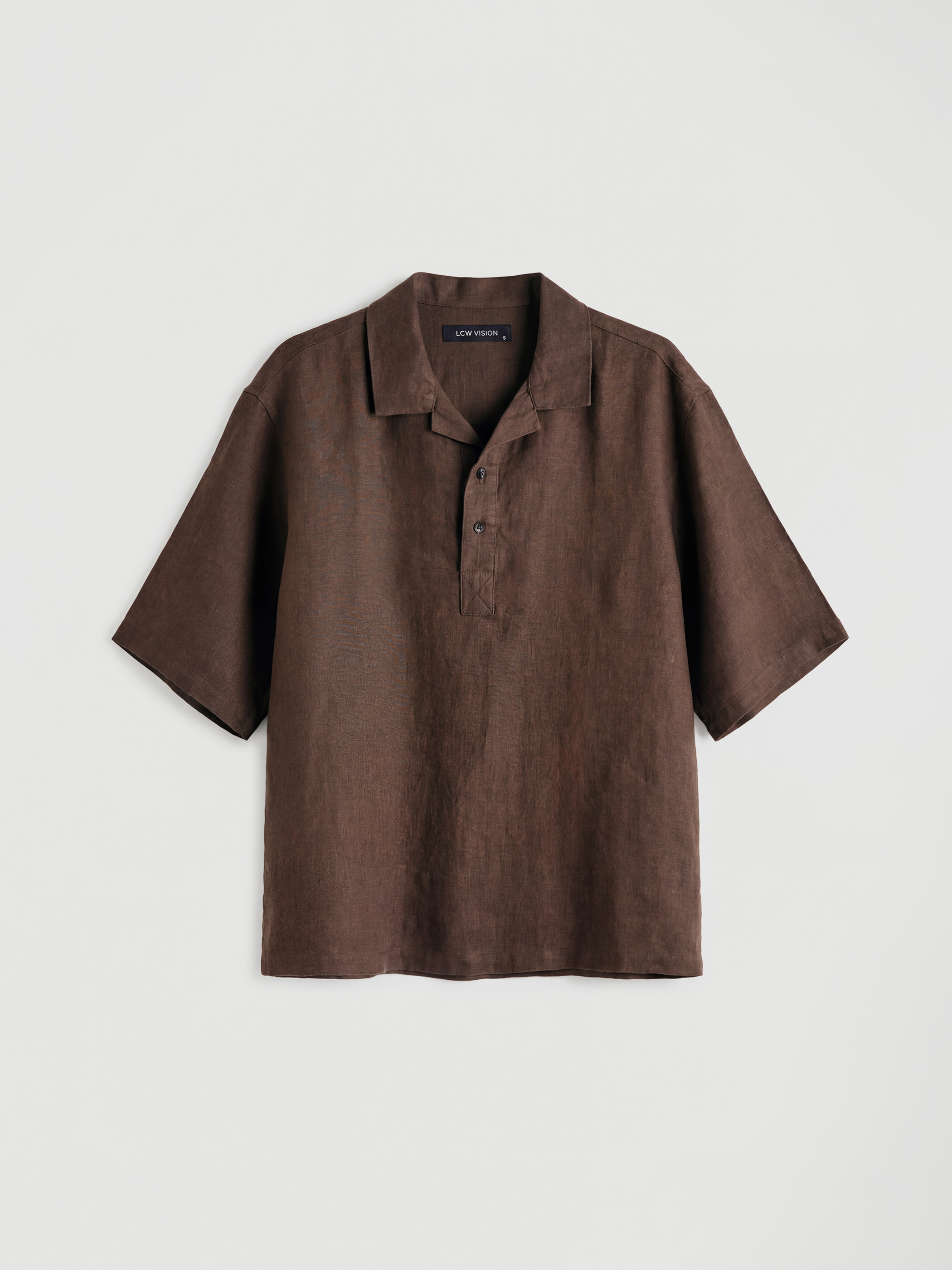 LCW Vision Resort Yaka Erkek Keten  Gömlek - S6GE10Z8-HDZ