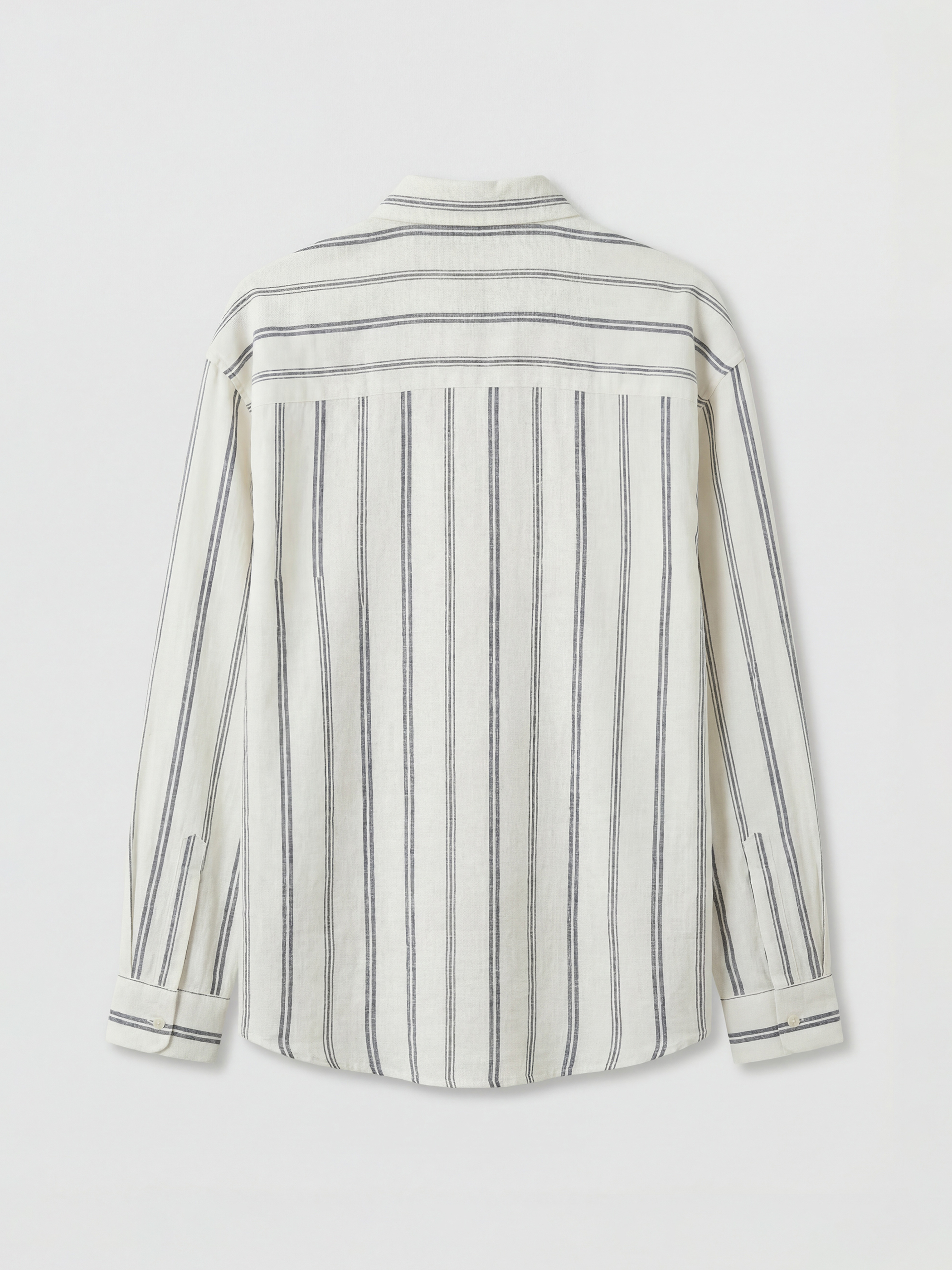 Mavi Regular Fit Çizgili Erkek Gömlek-1