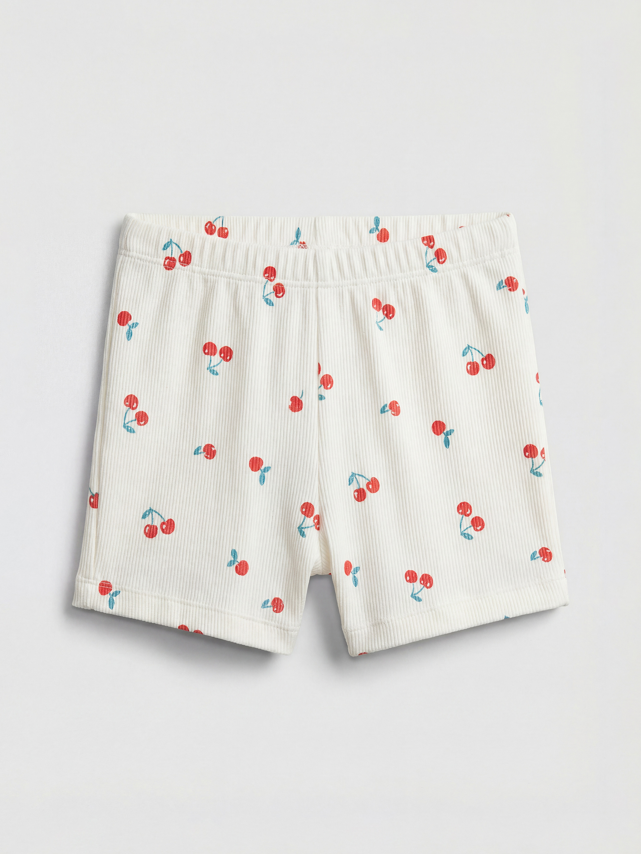 Cherry-Print Baby Girl Blouse and Shorts Set-3