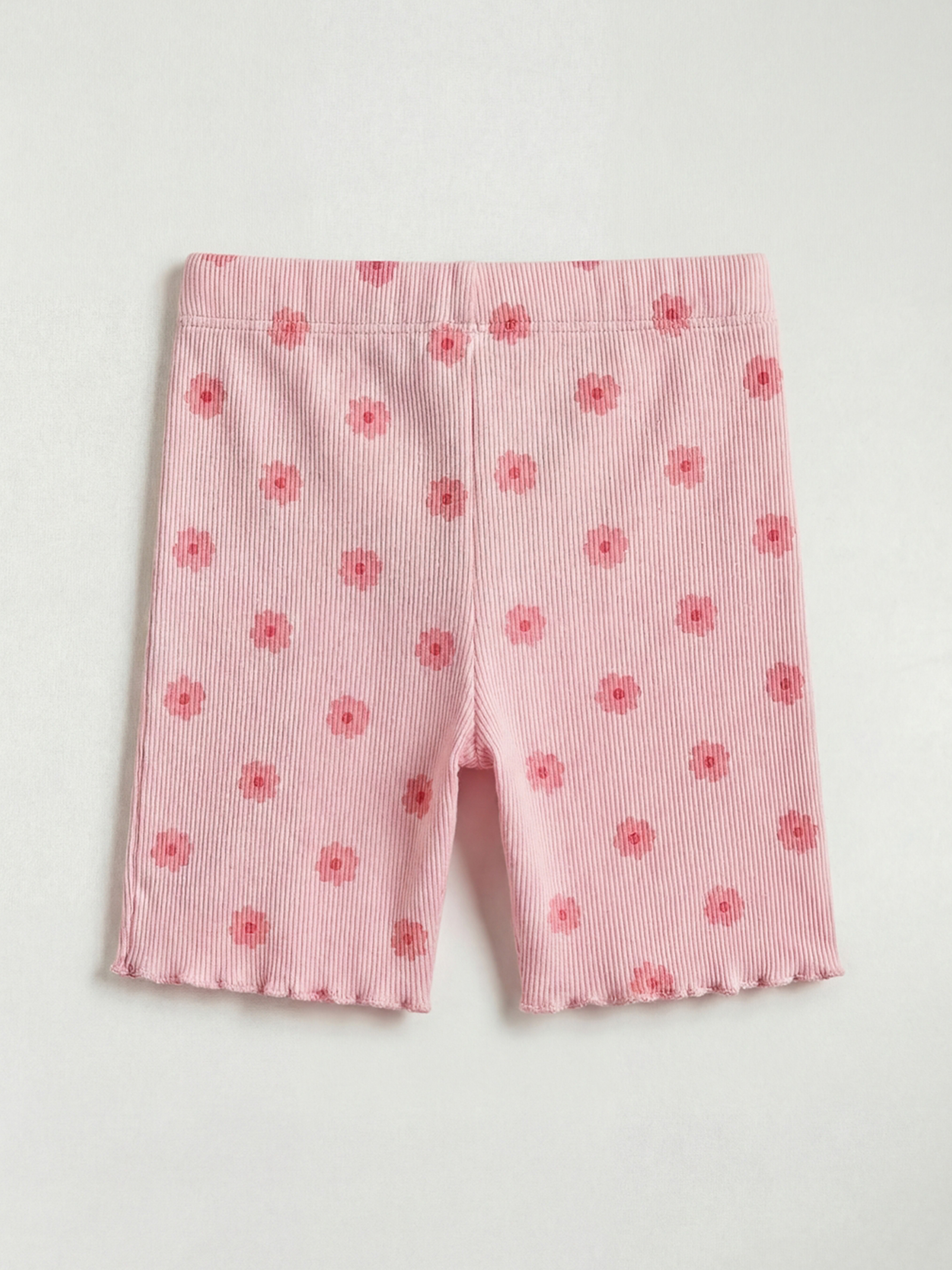 Floral Print Baby Girl Tee and Shorts Set-4