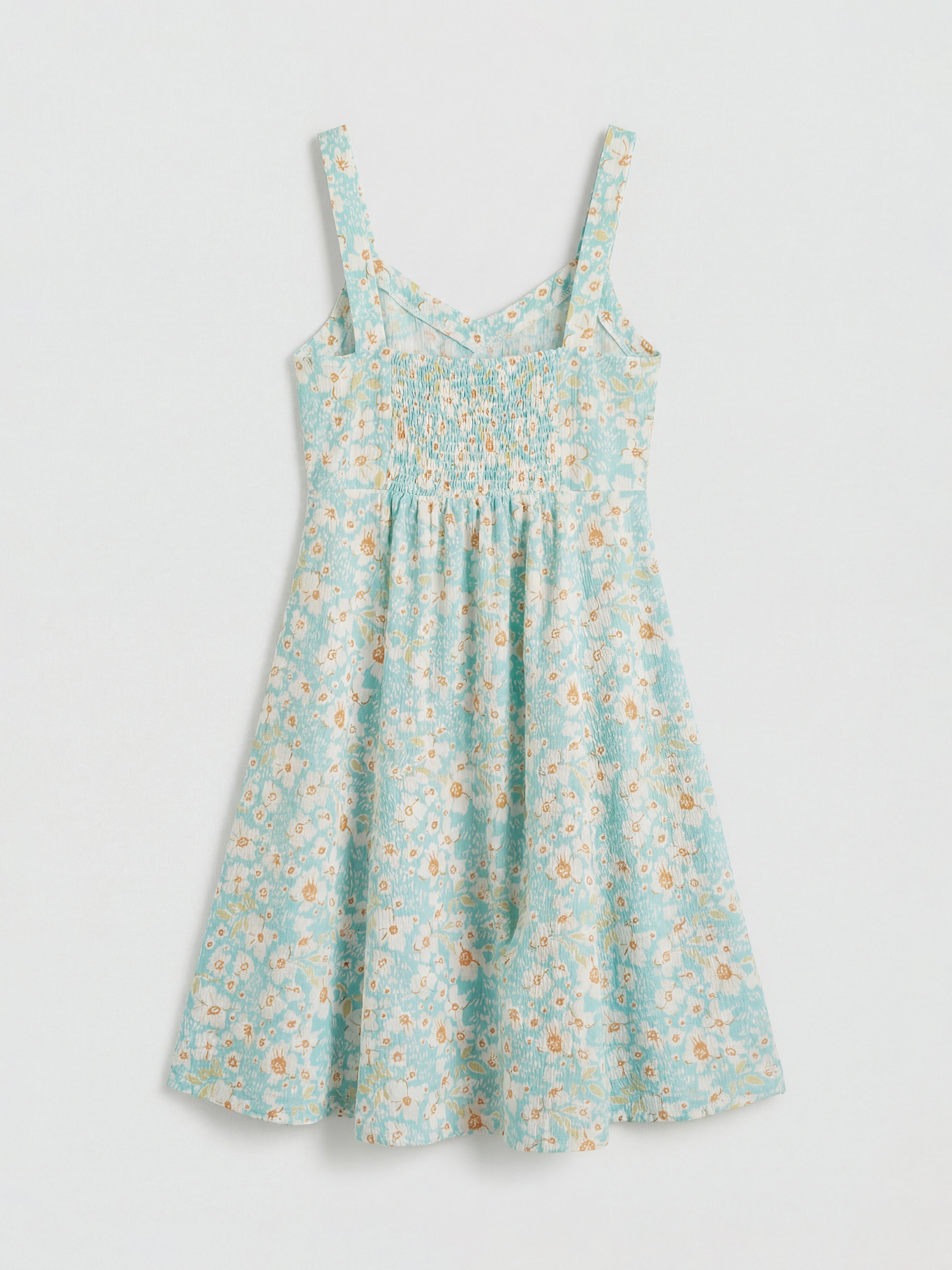 Woman Green Dress-5
