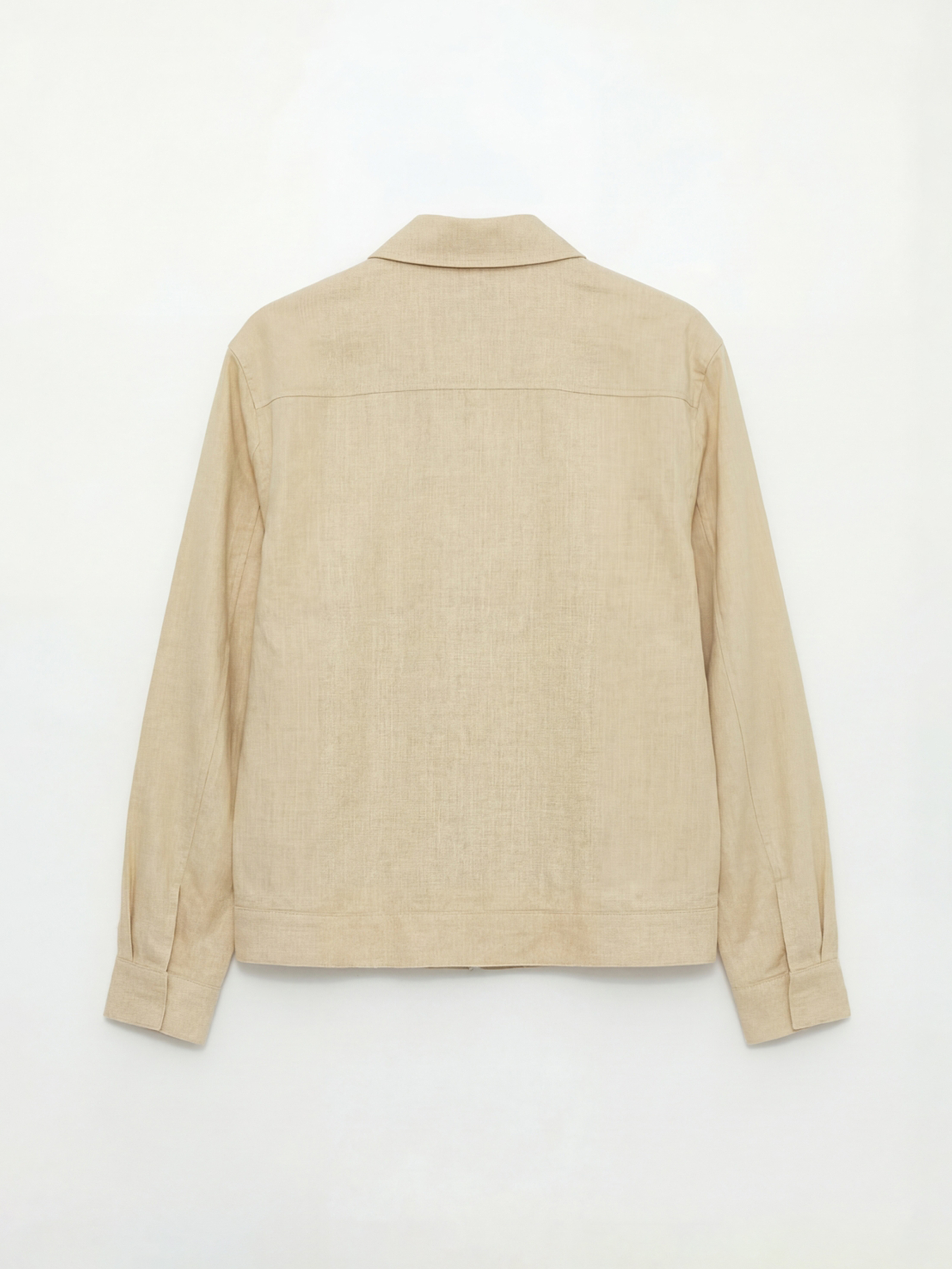 Sarı Standart Kalıp Gömlek Yaka Erkek Mont-6