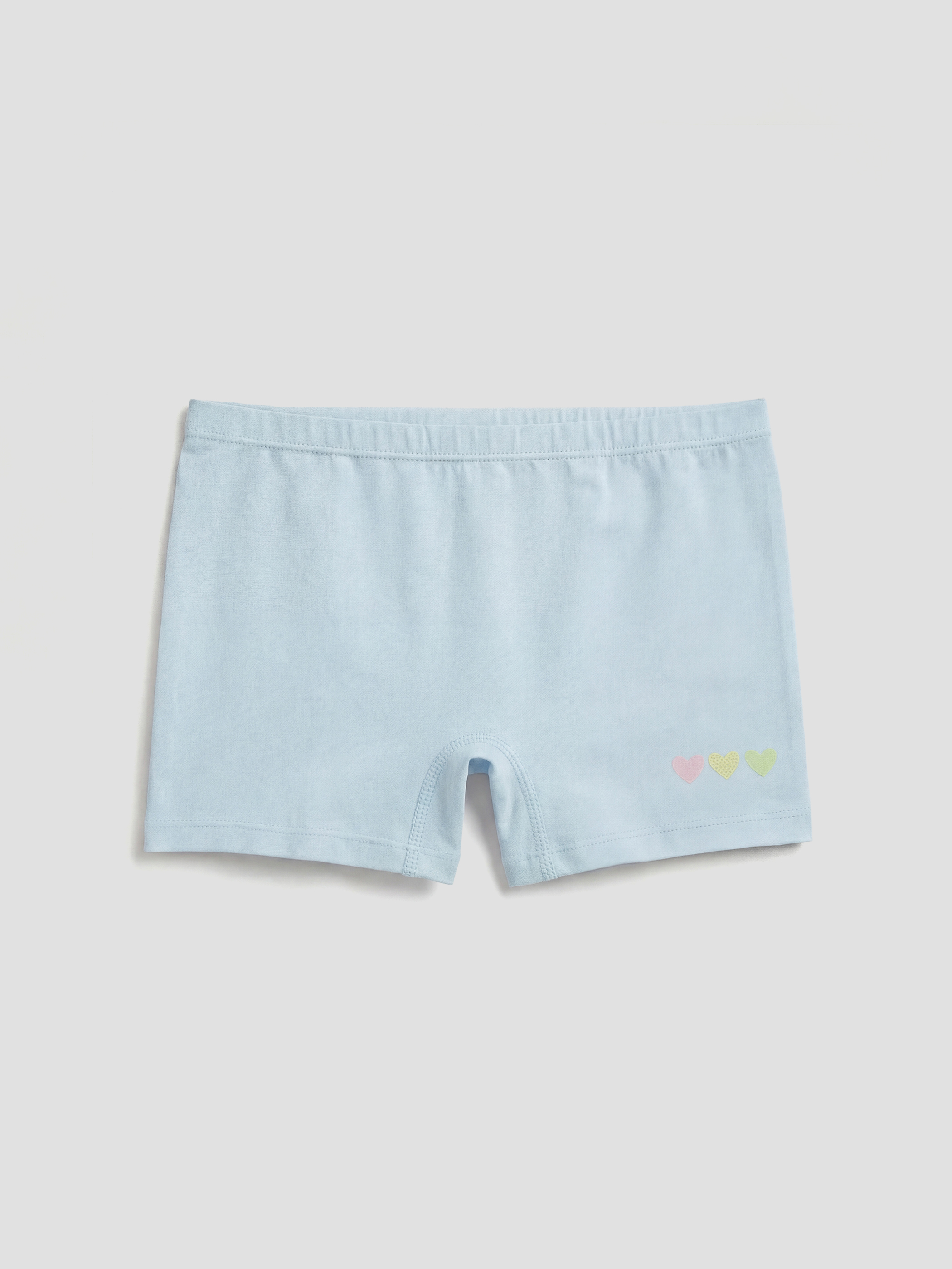 Ekru Kız Çocuk Boxer 3'lü-5