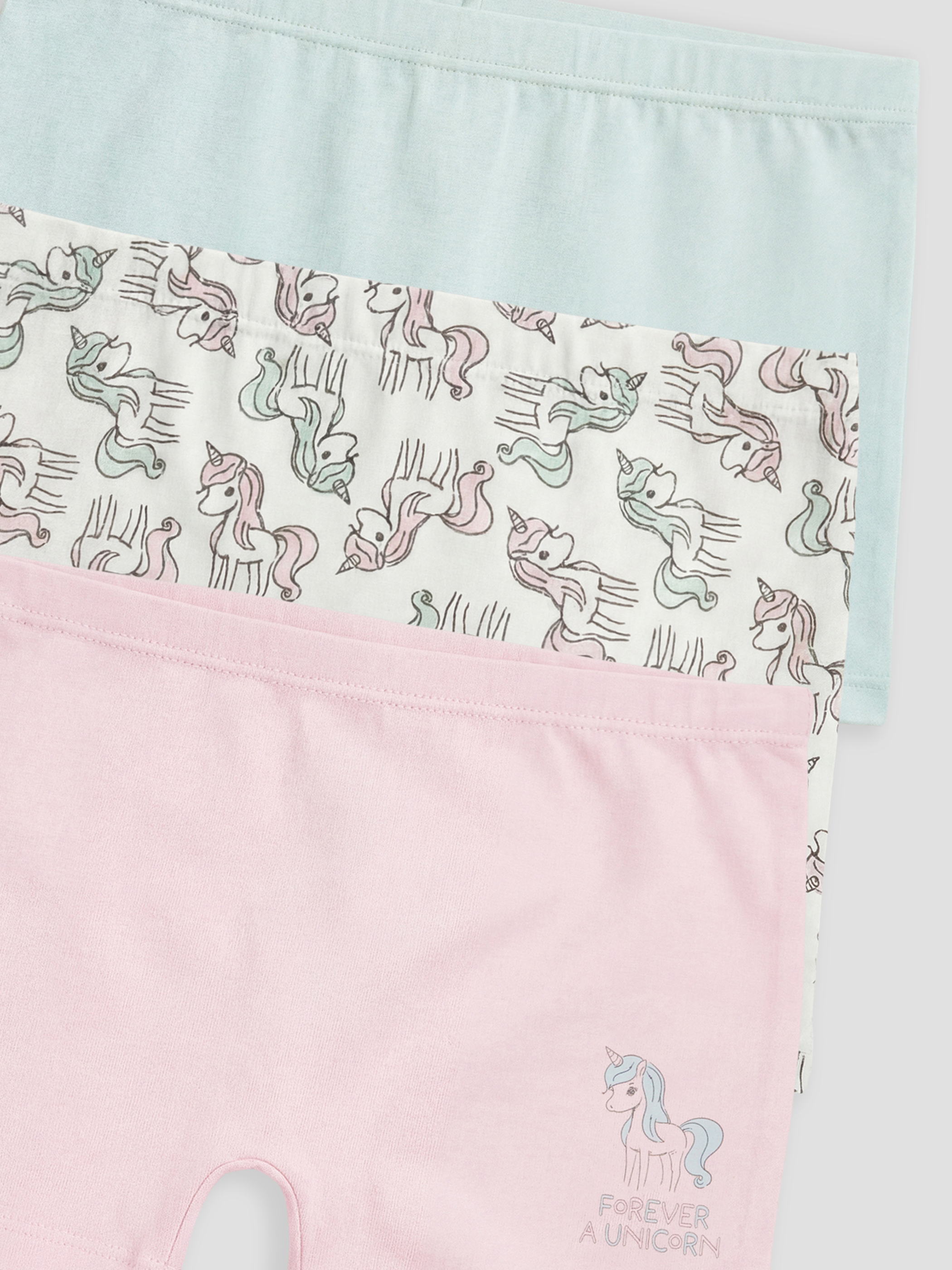 Ekru Kız Çocuk Boxer 3'lü-6