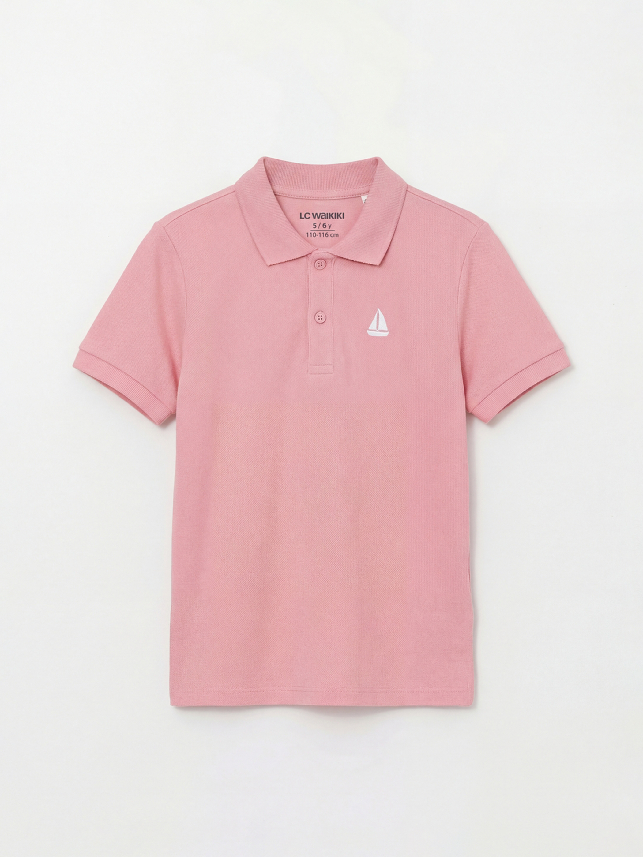 LCW Kids Dečija polo majica sa vezom za dečake