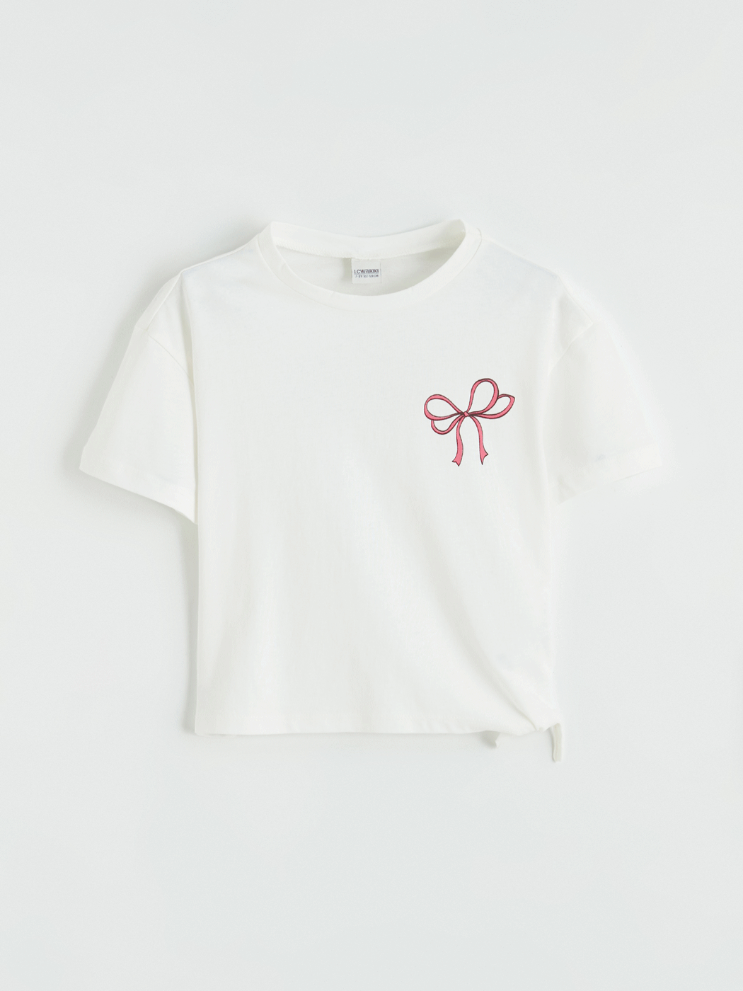 LC WAIKIKI Fiyonk Baskılı Kız Çocuk Tişört - S6GP59Z4-V9D