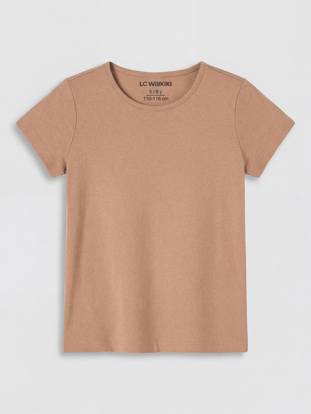 LC WAIKIKI Bisiklet Yaka Kız Çocuk Tişört